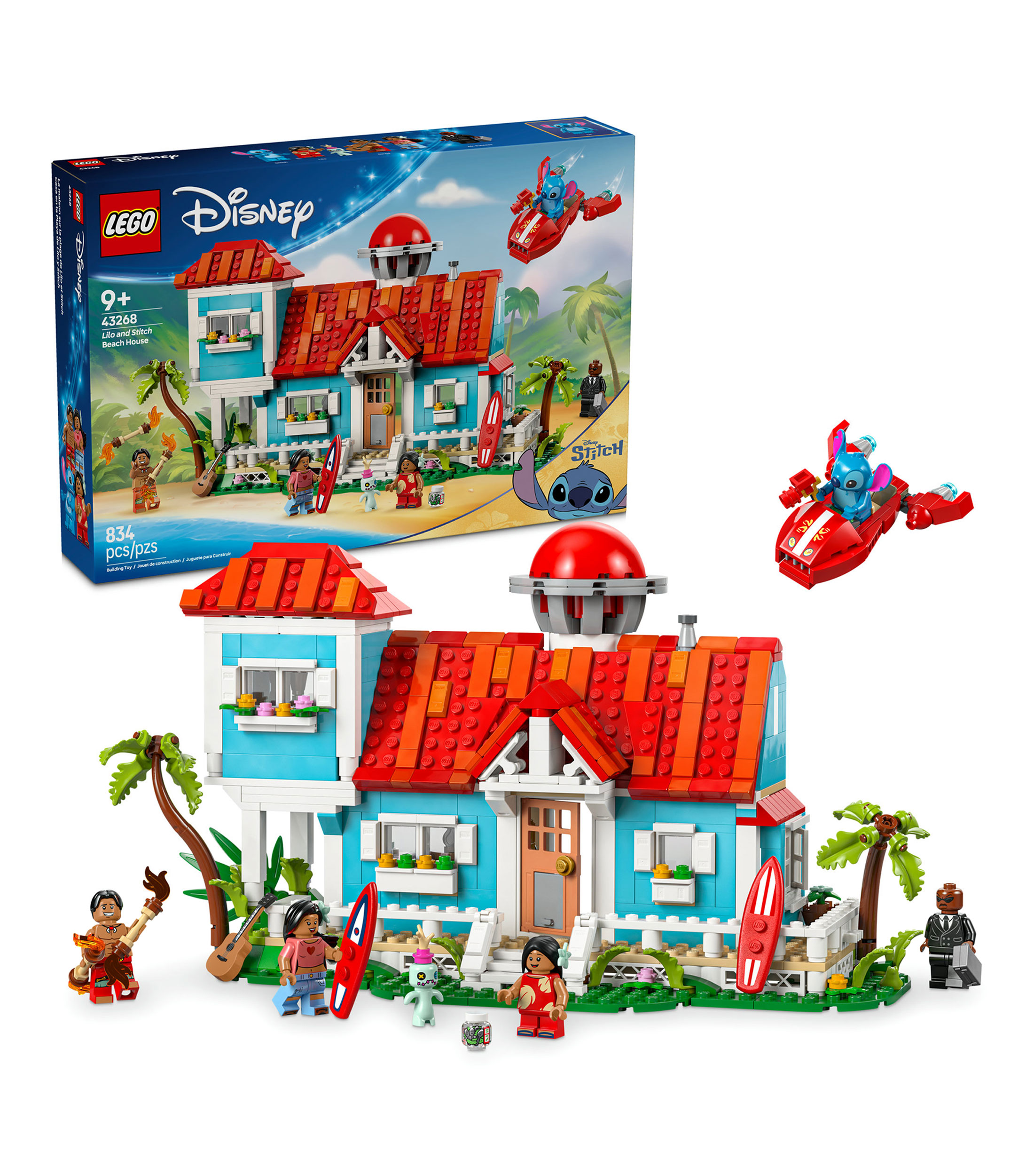 Lego Disney Casa en la Playa de Lilo y Stitch 43268