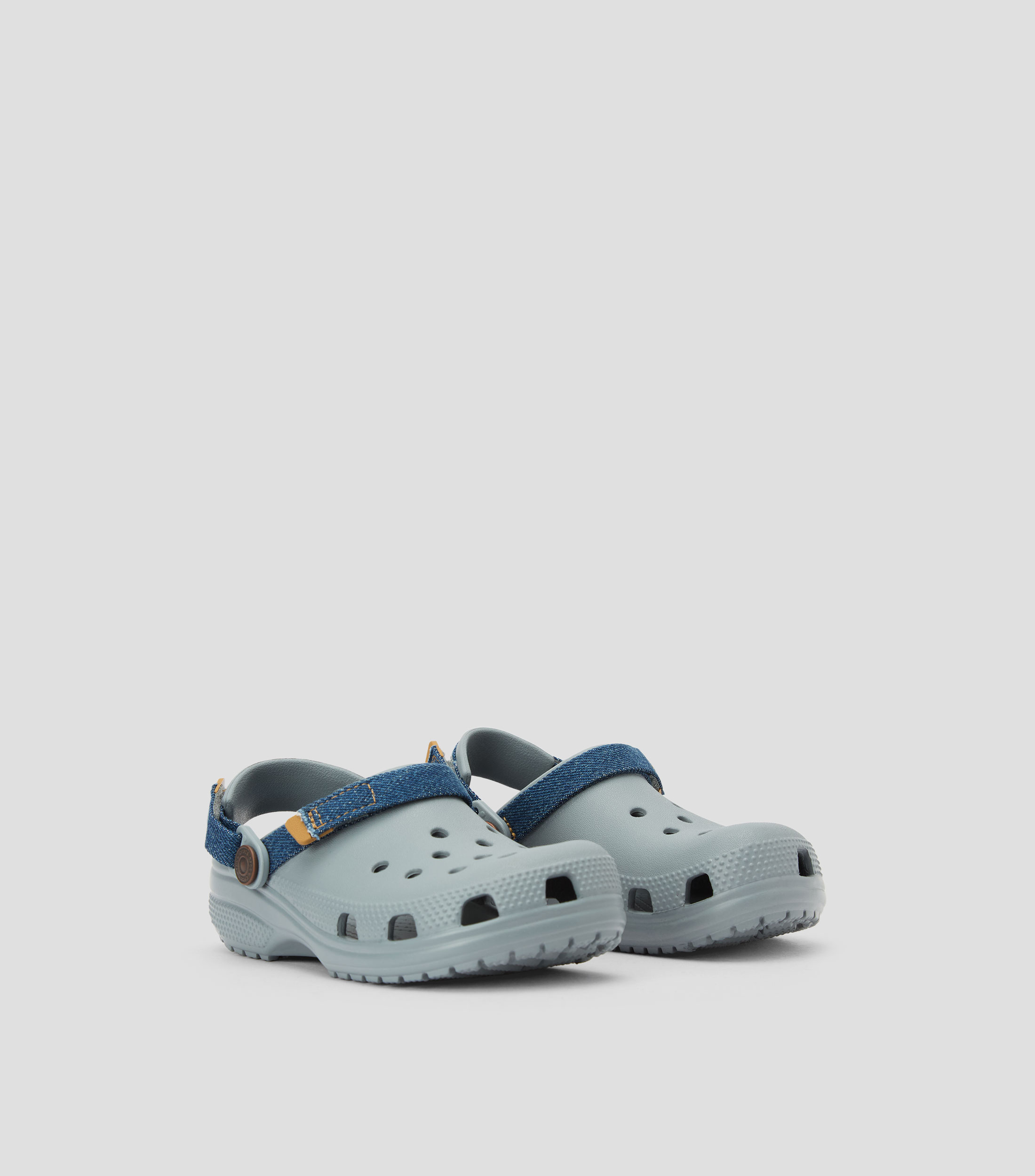 Sandalias planas clog denim Niño