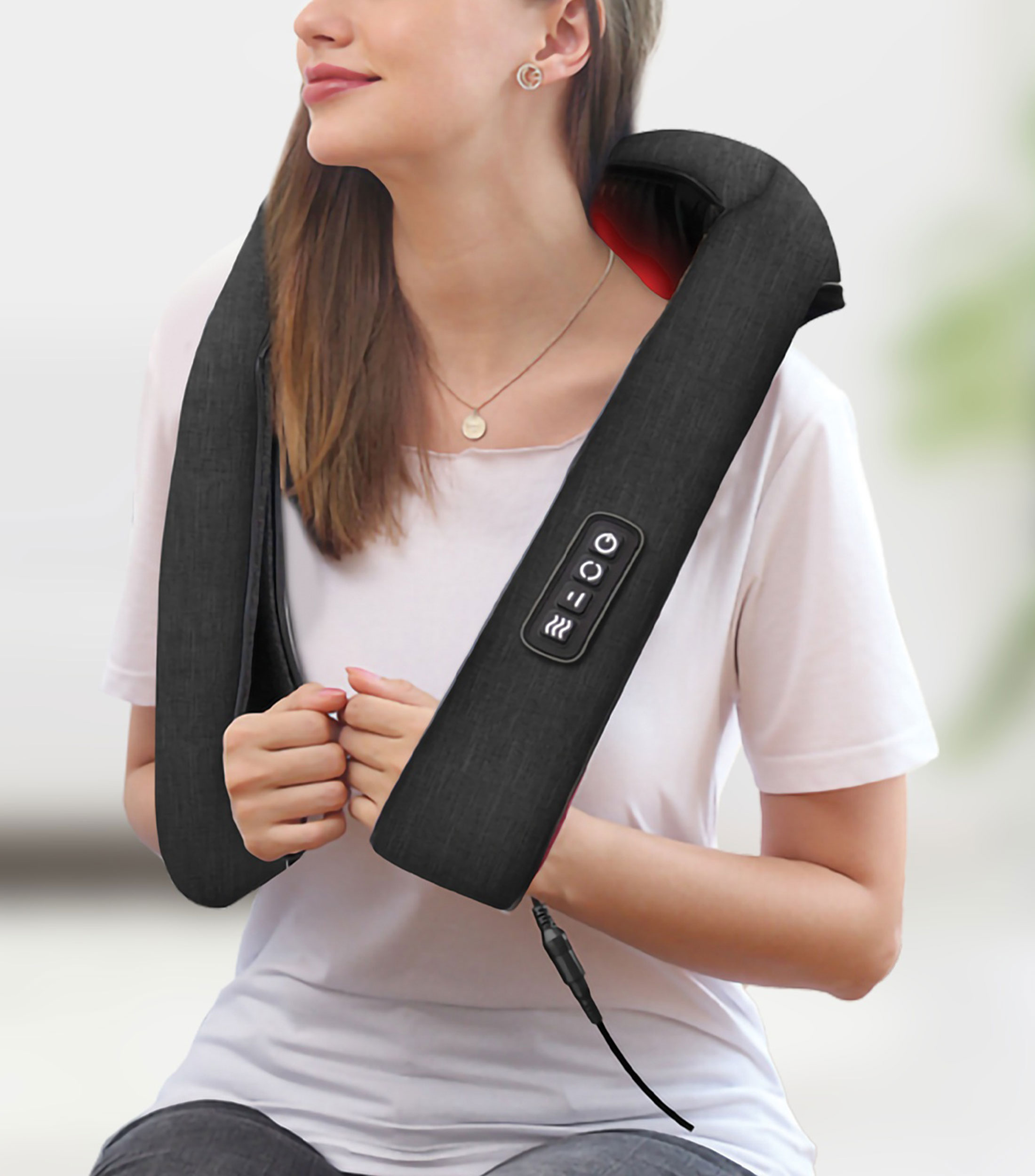 Masajeador eléctrico de cuello y hombros 4 nodos