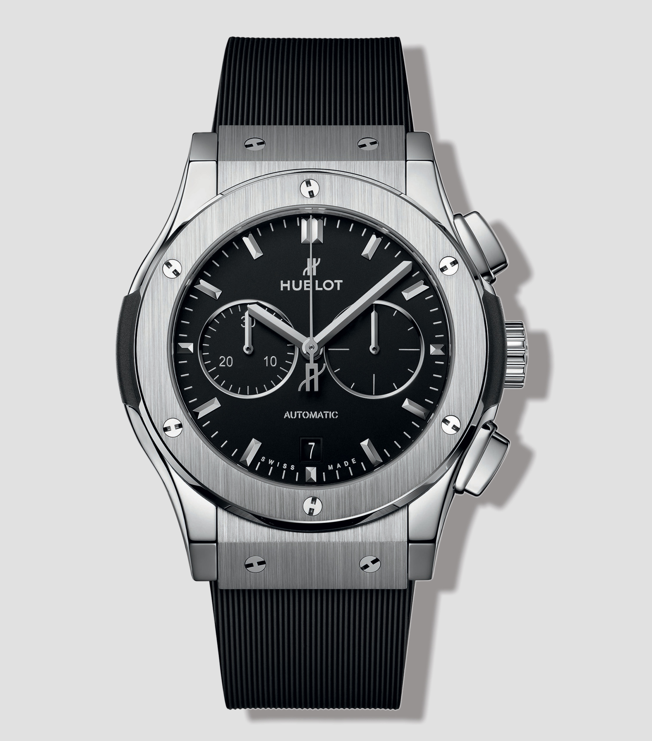 Reloj para Hombre Classic Fusion de vestir Negro, Plateado