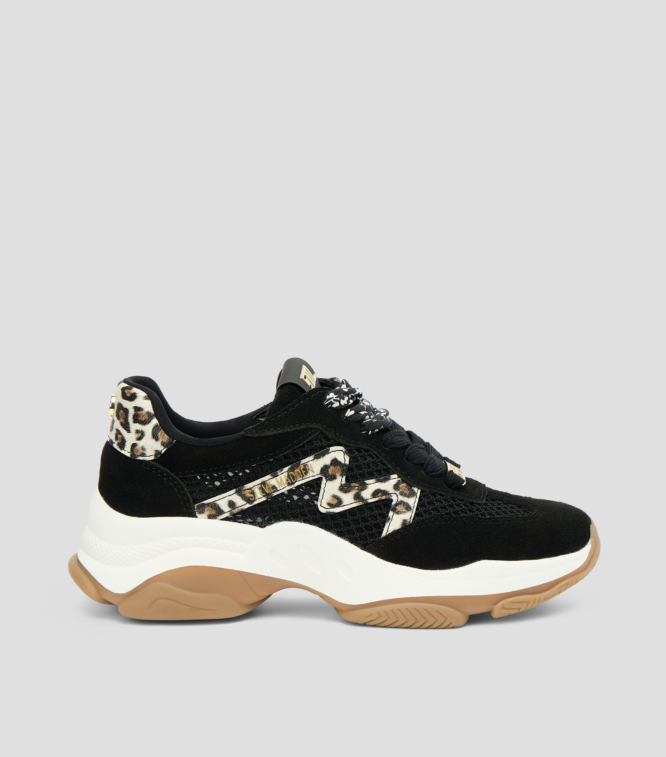 Tenis en piel casuales Mujer