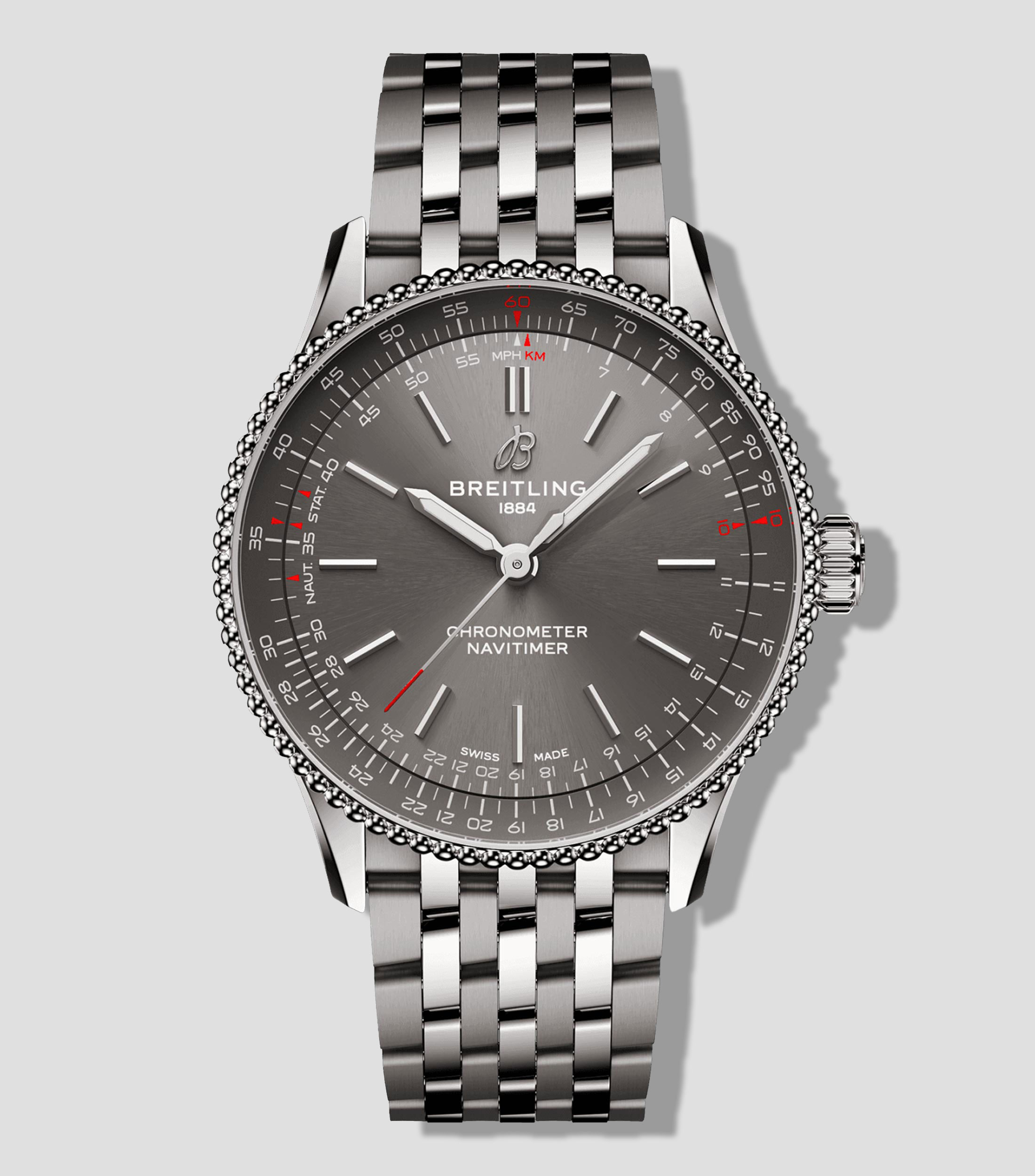 Reloj para mujer Navitimer De vestir, Plateado