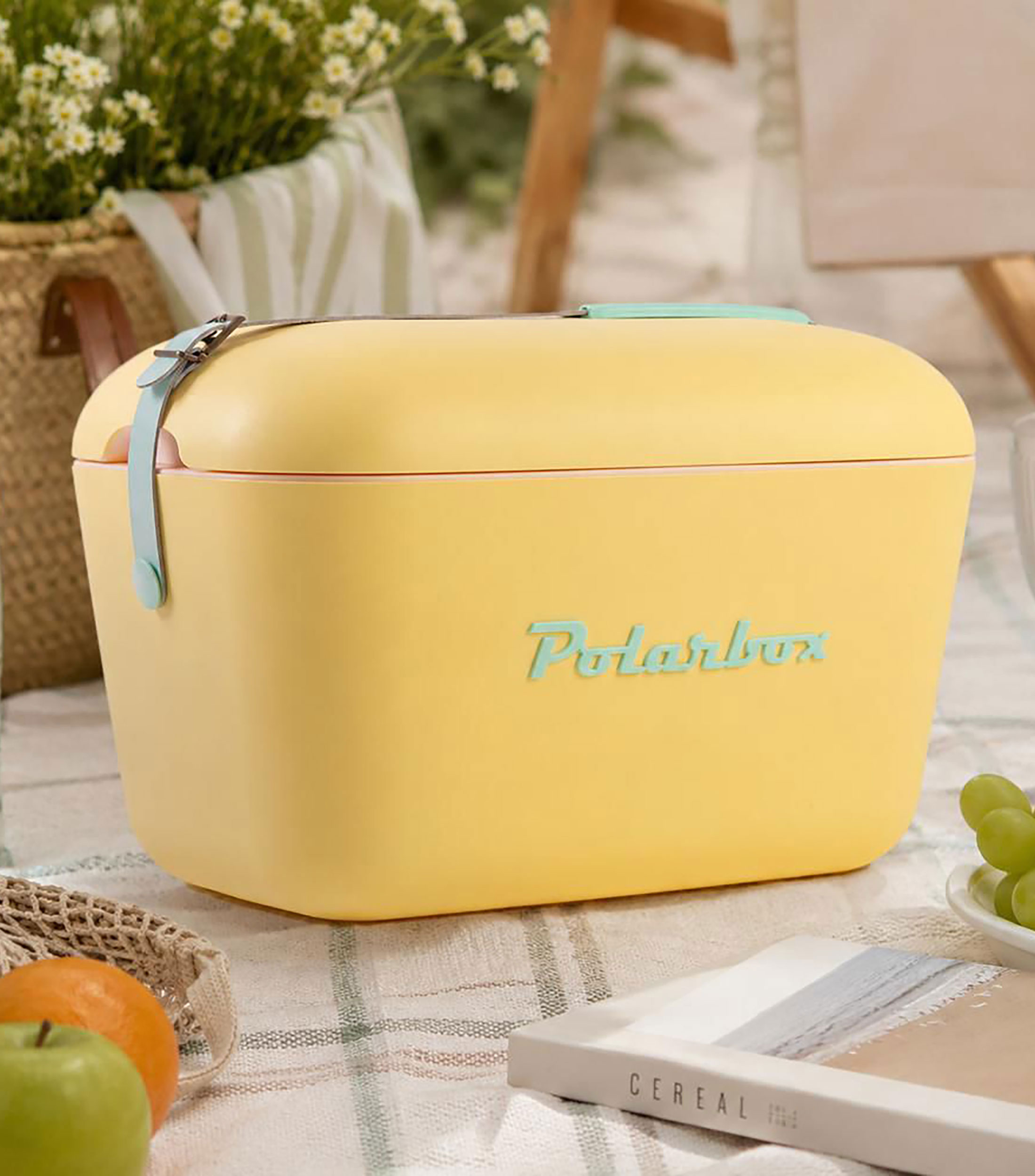 Hielera Portátil Amarillo y Verde AG Pop 20 L