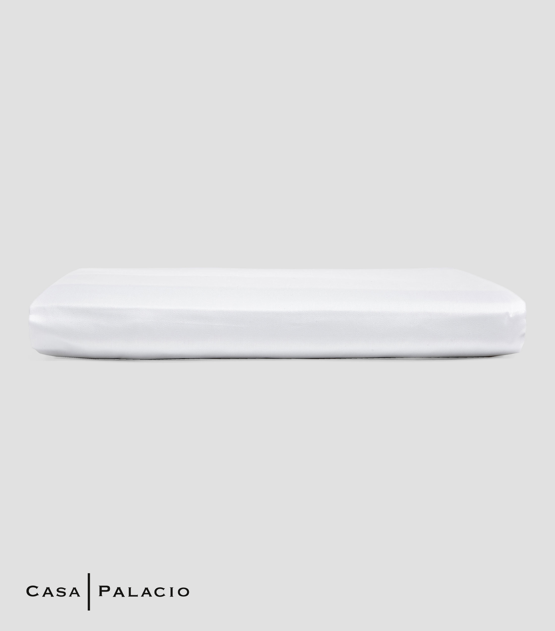 Sábana de cajón King Size en algodón Triomphe blanco