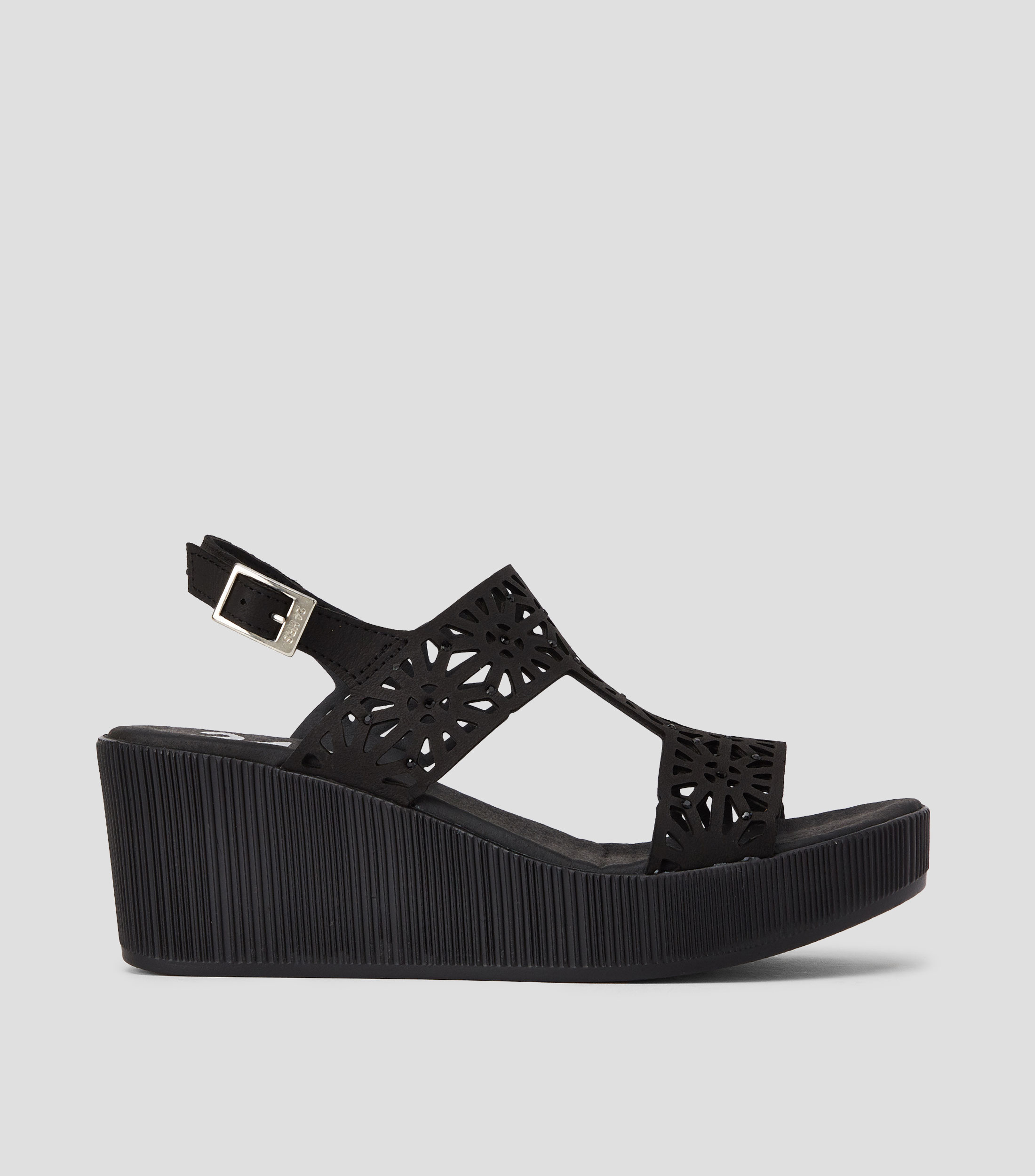 Sandalias 24 Hrs Cuña Calada Taupe
