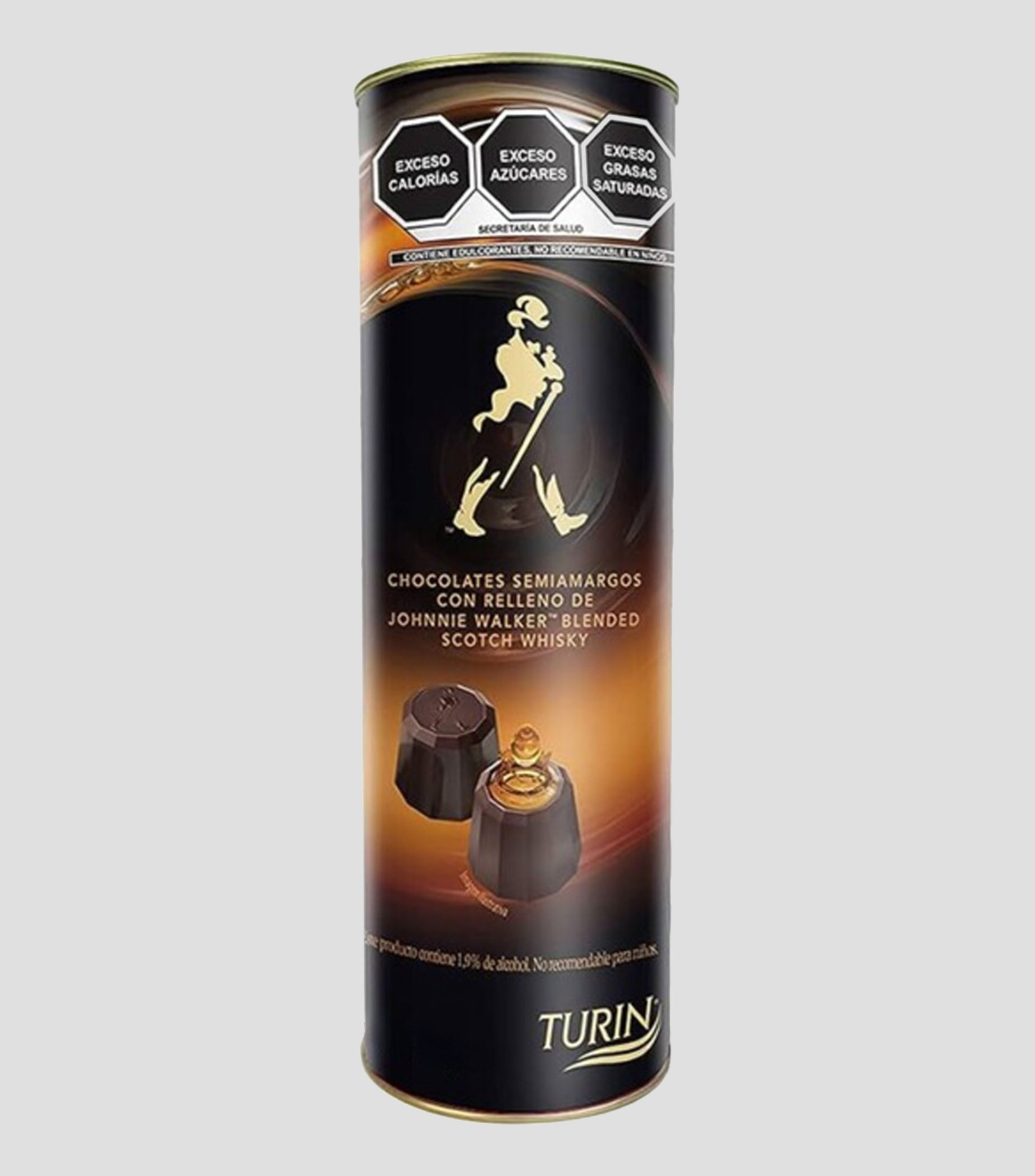 Chocolates Johnnie Walker Tubo, 180 g