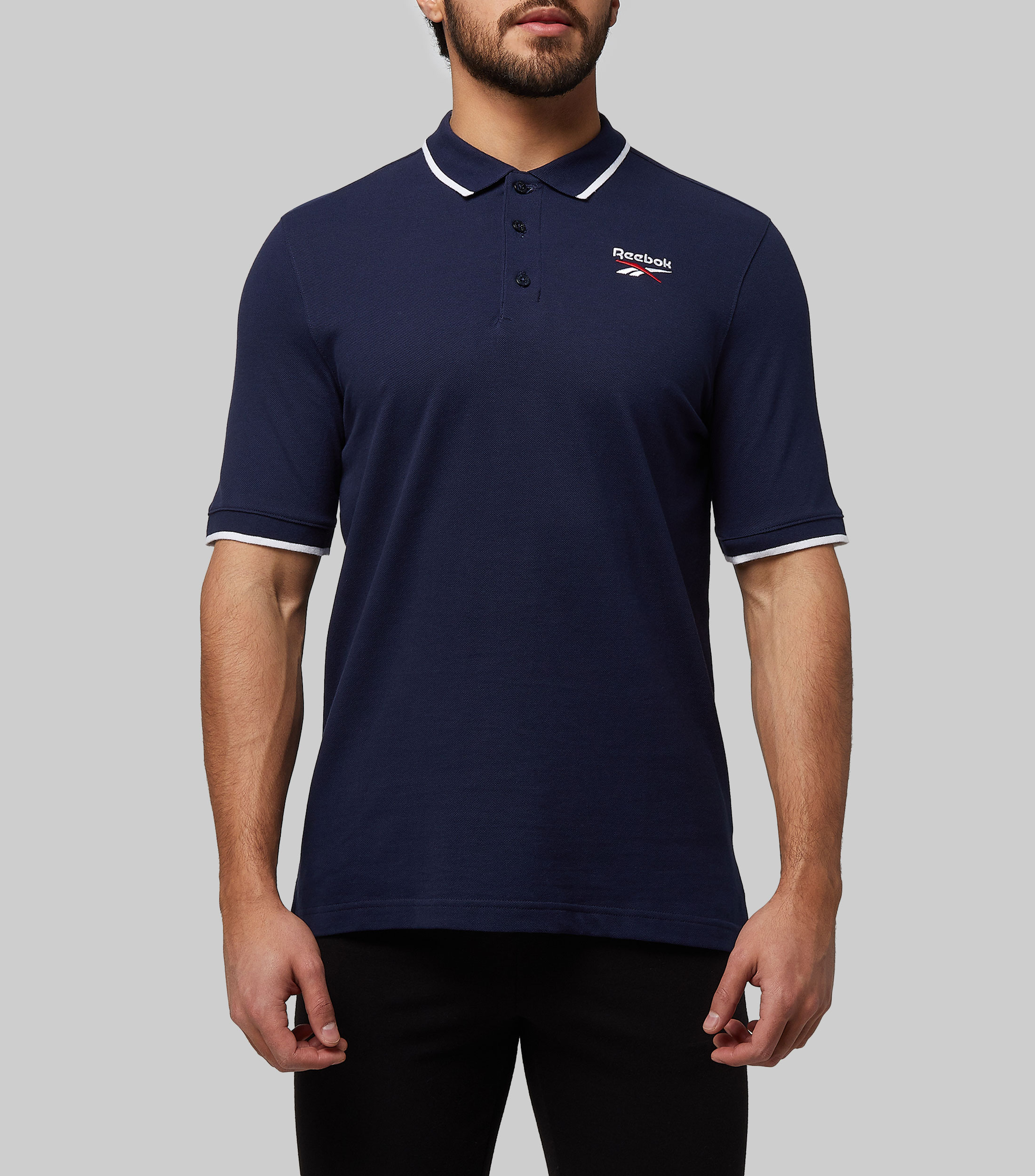 Polo reebok hombre best sale
