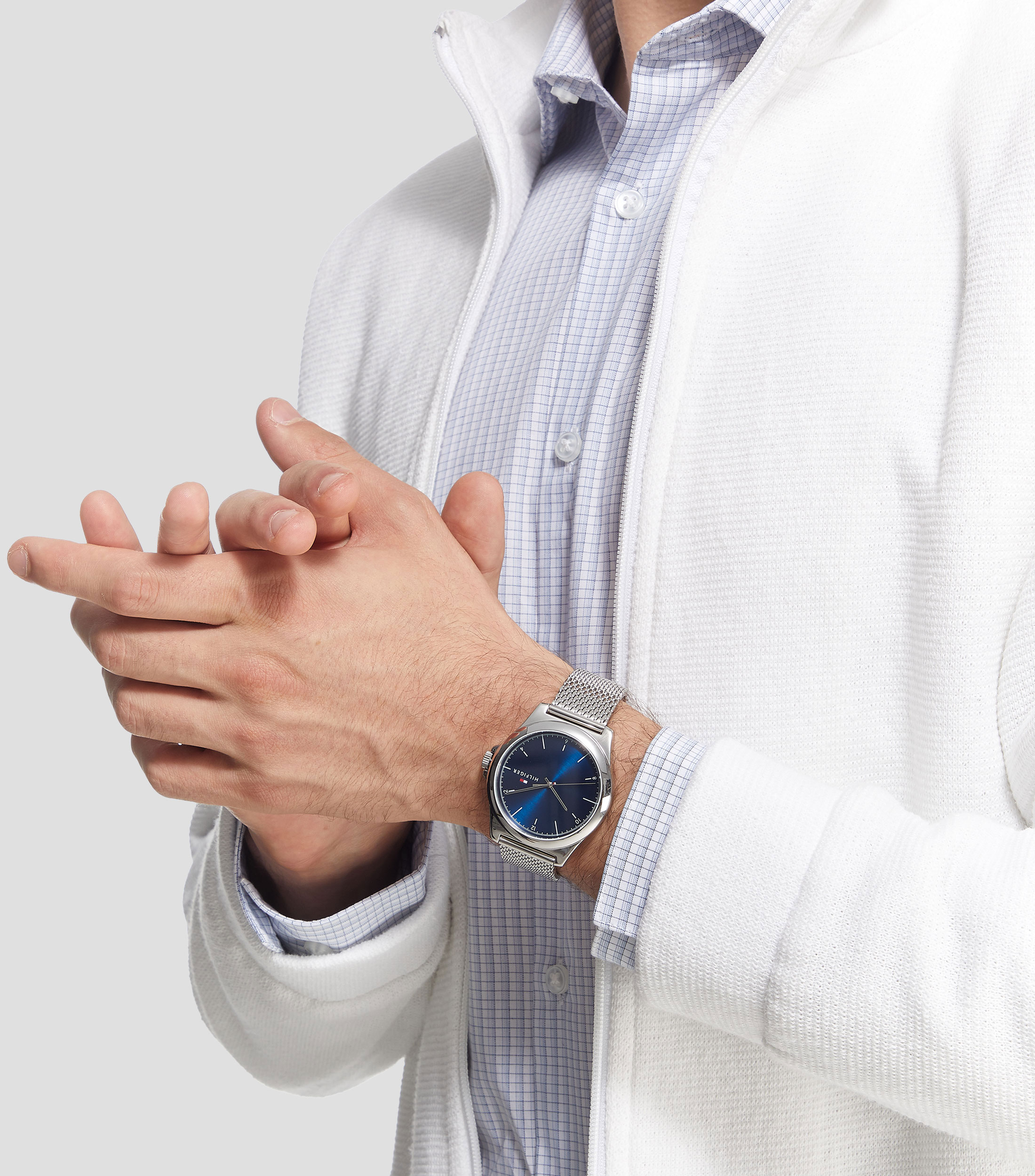 Reloj para Hombre Casual, Plateado