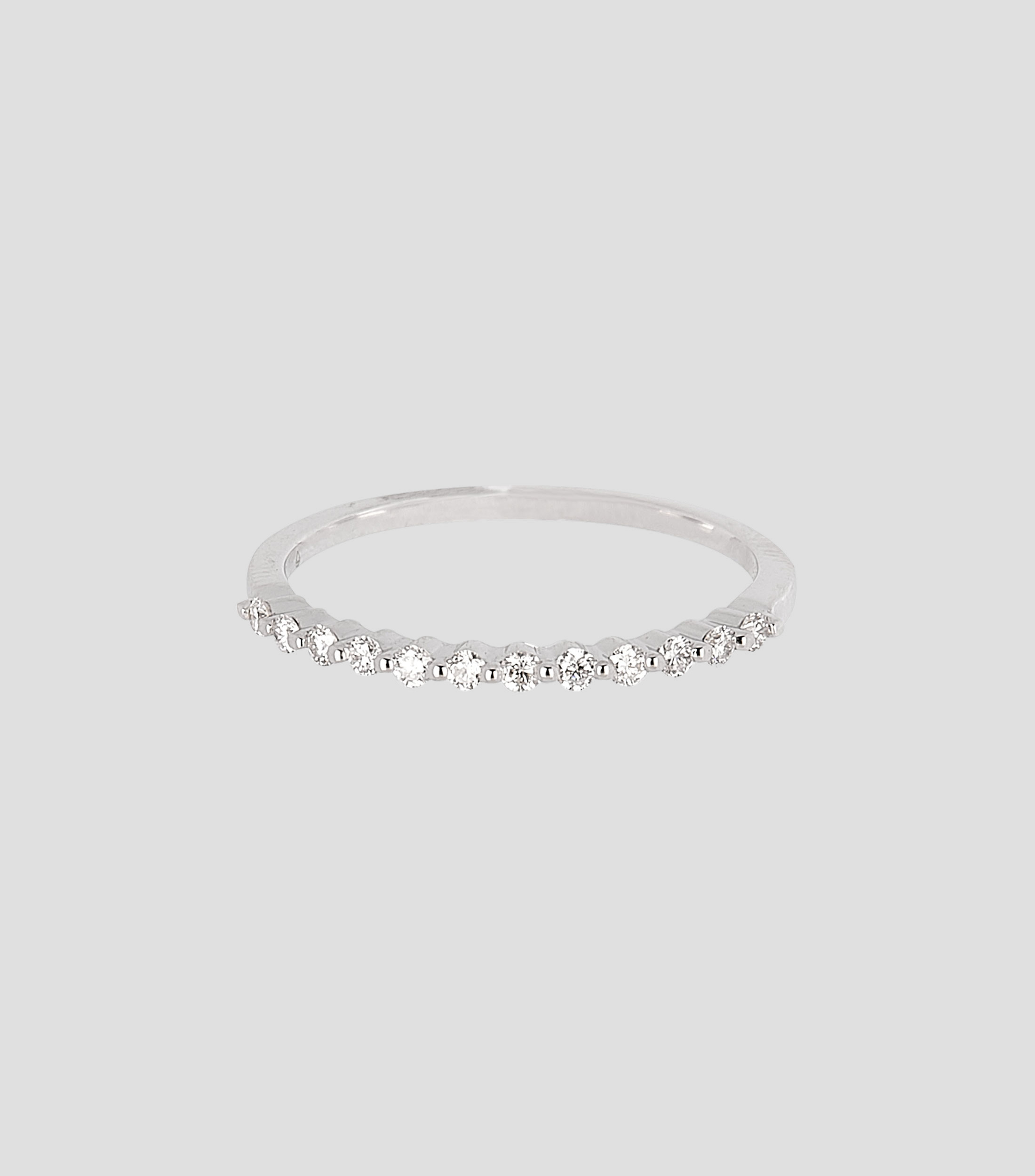 Anillo en oro con Diamantes Mujer