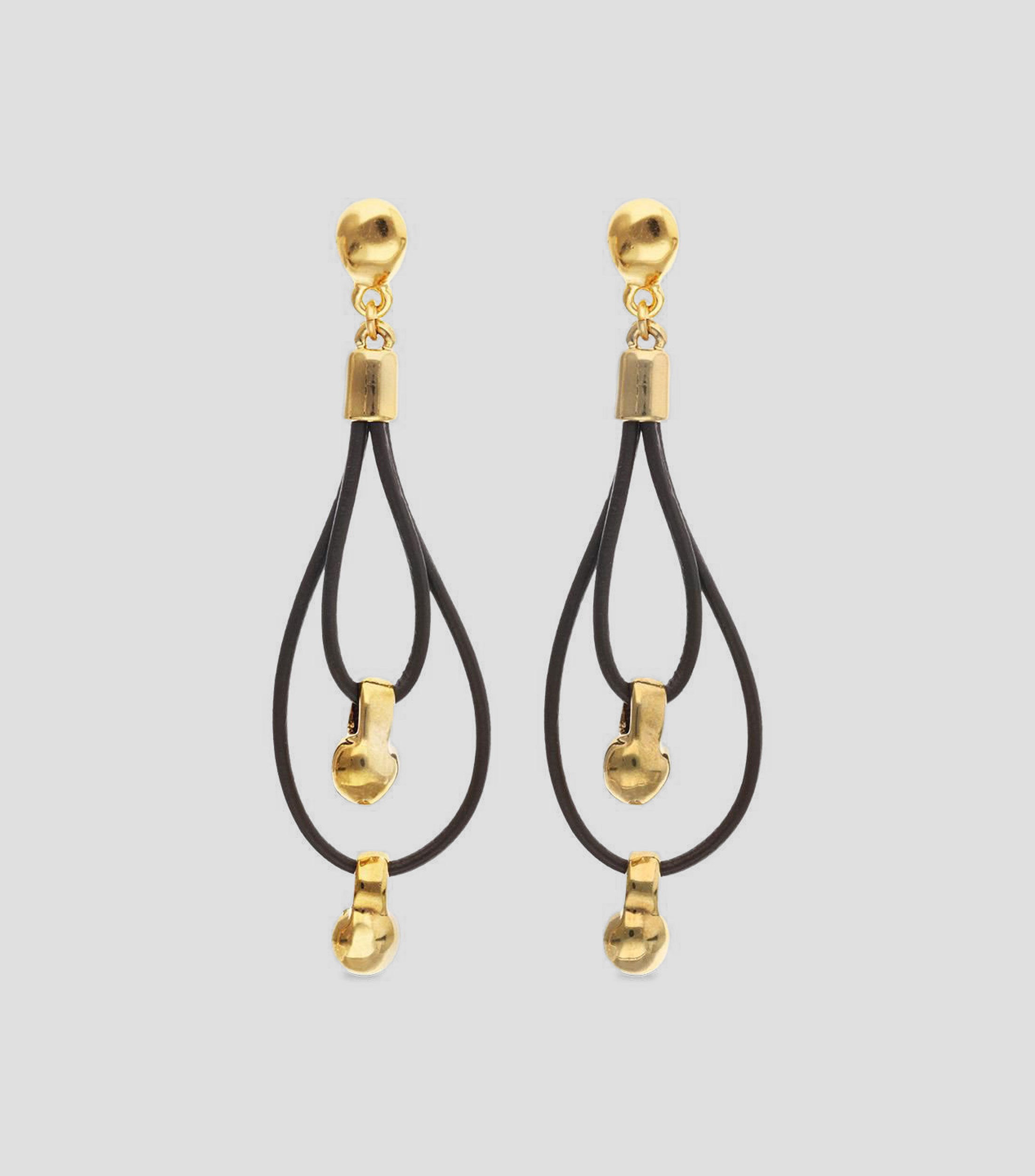 Pendientes largos con esferas Gravedad Mujer