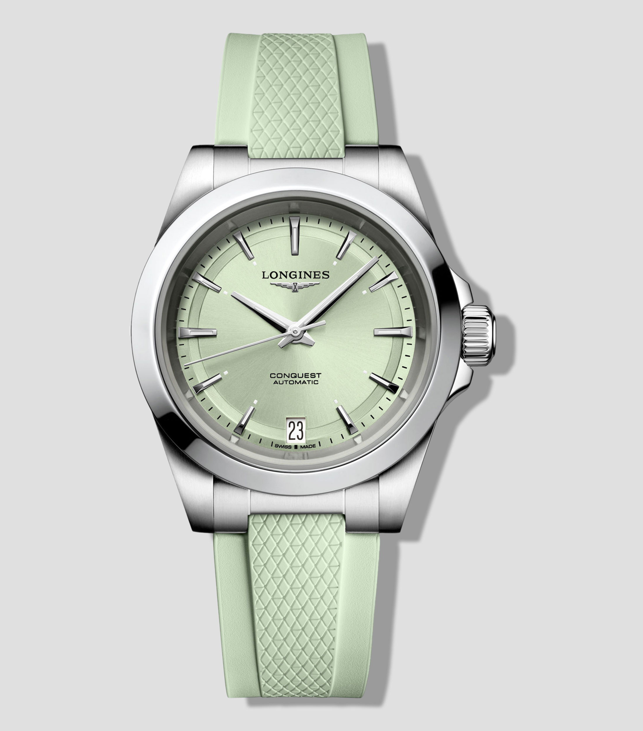 Reloj para Mujer Conquest deportivo Verde, Plateado
