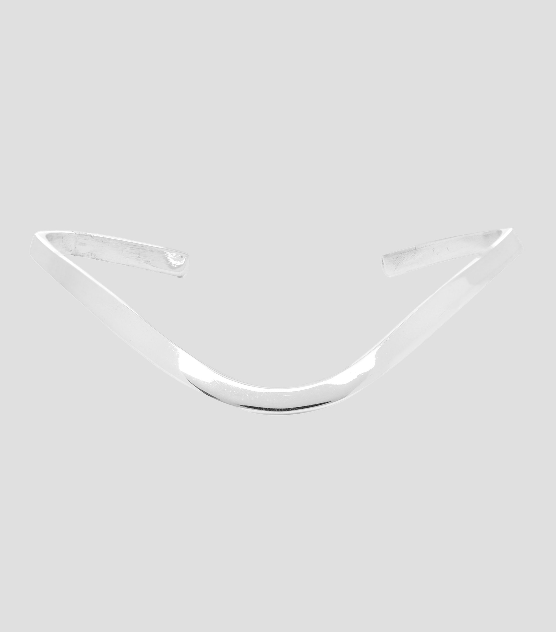 Brazalete abierto en plata .925 Mujer
