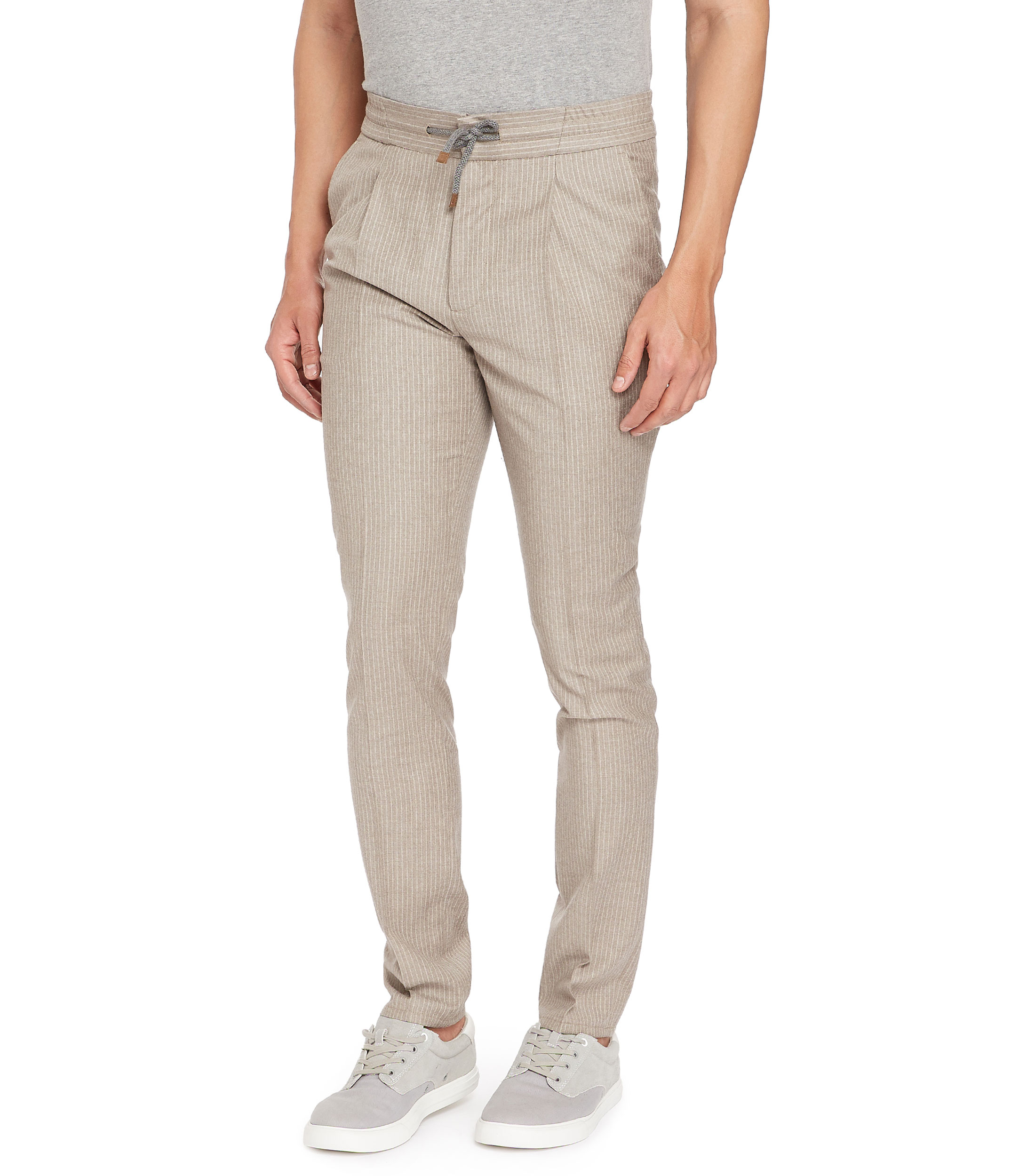 Pantalon Brunello Cucinelli En Coton-laine – Taille 56, Neuf Avec étiquettes