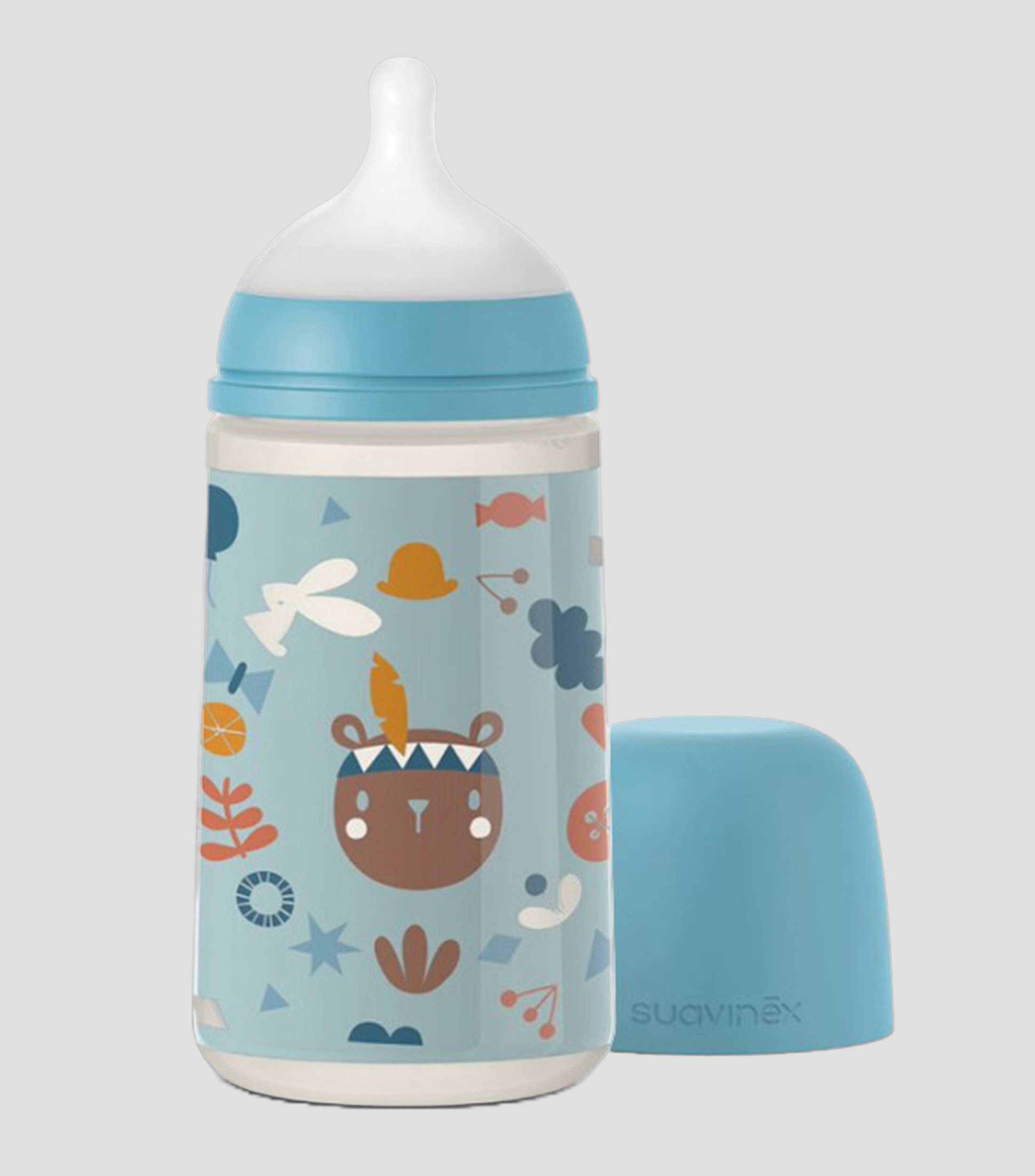 Biberon con tetina fisiologica SX Pro Forest de 270 ml