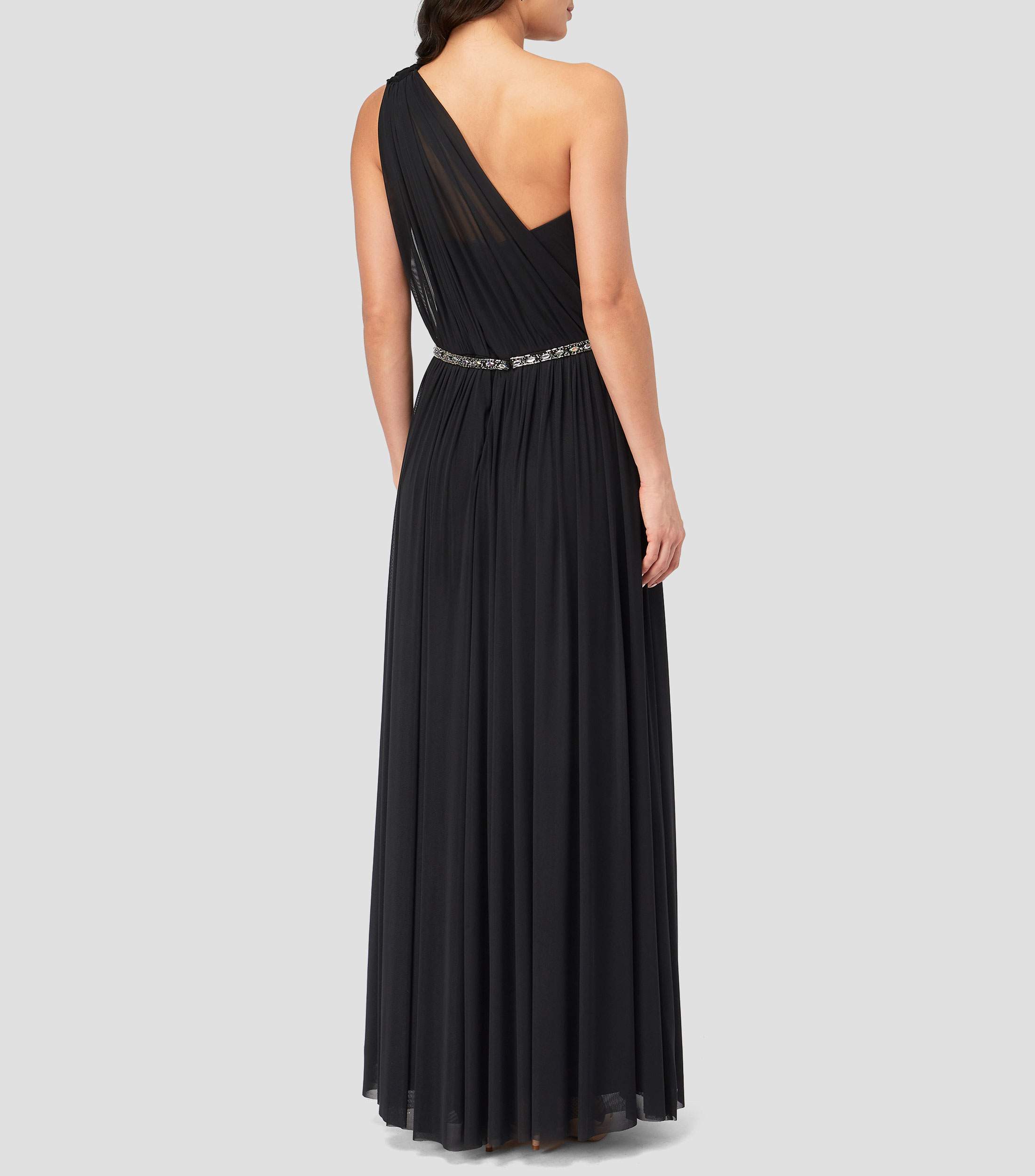 Vestido de fiesta largo liso Mujer
