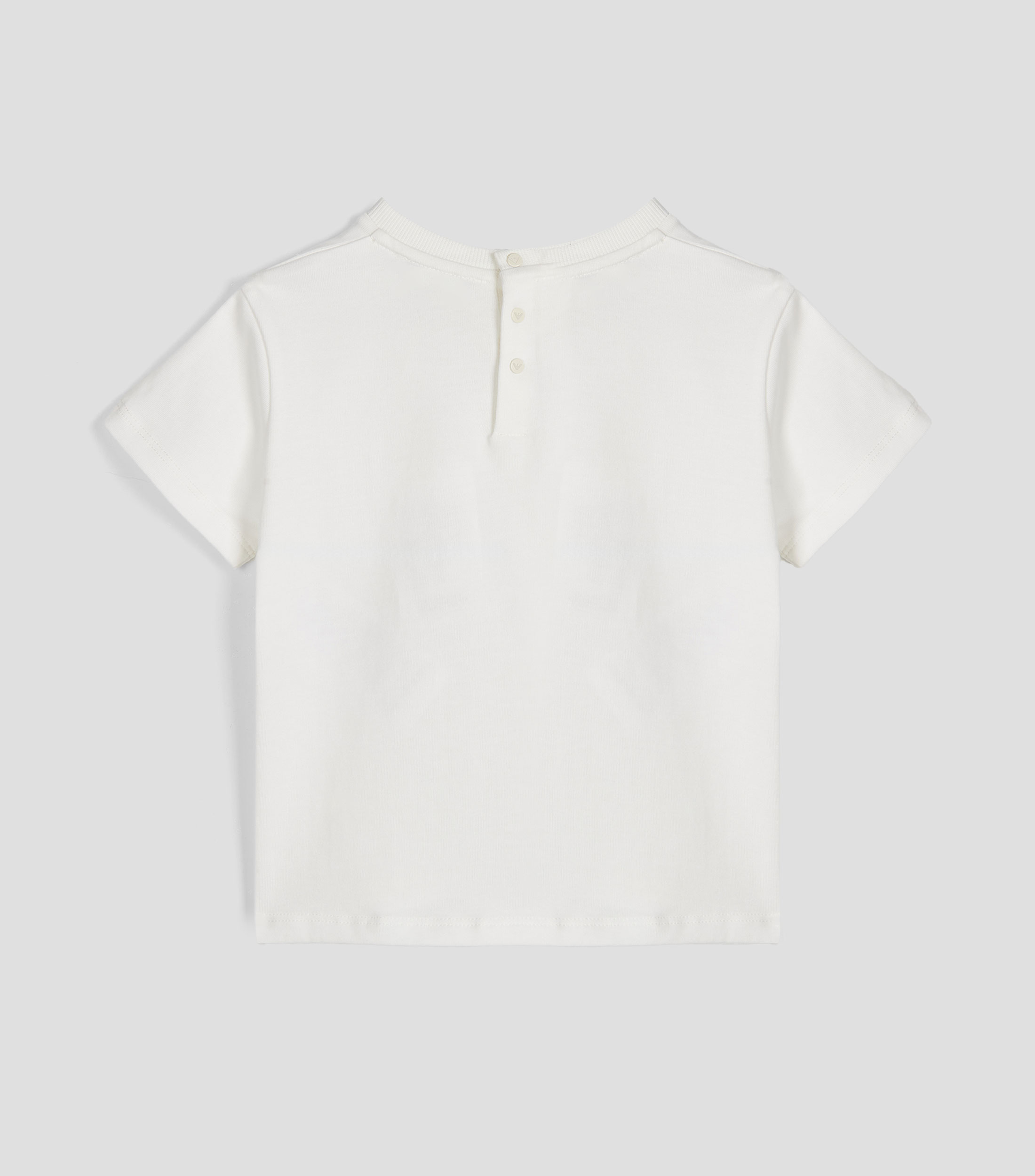 Playera cuello redondo manga corta lisa Bebé