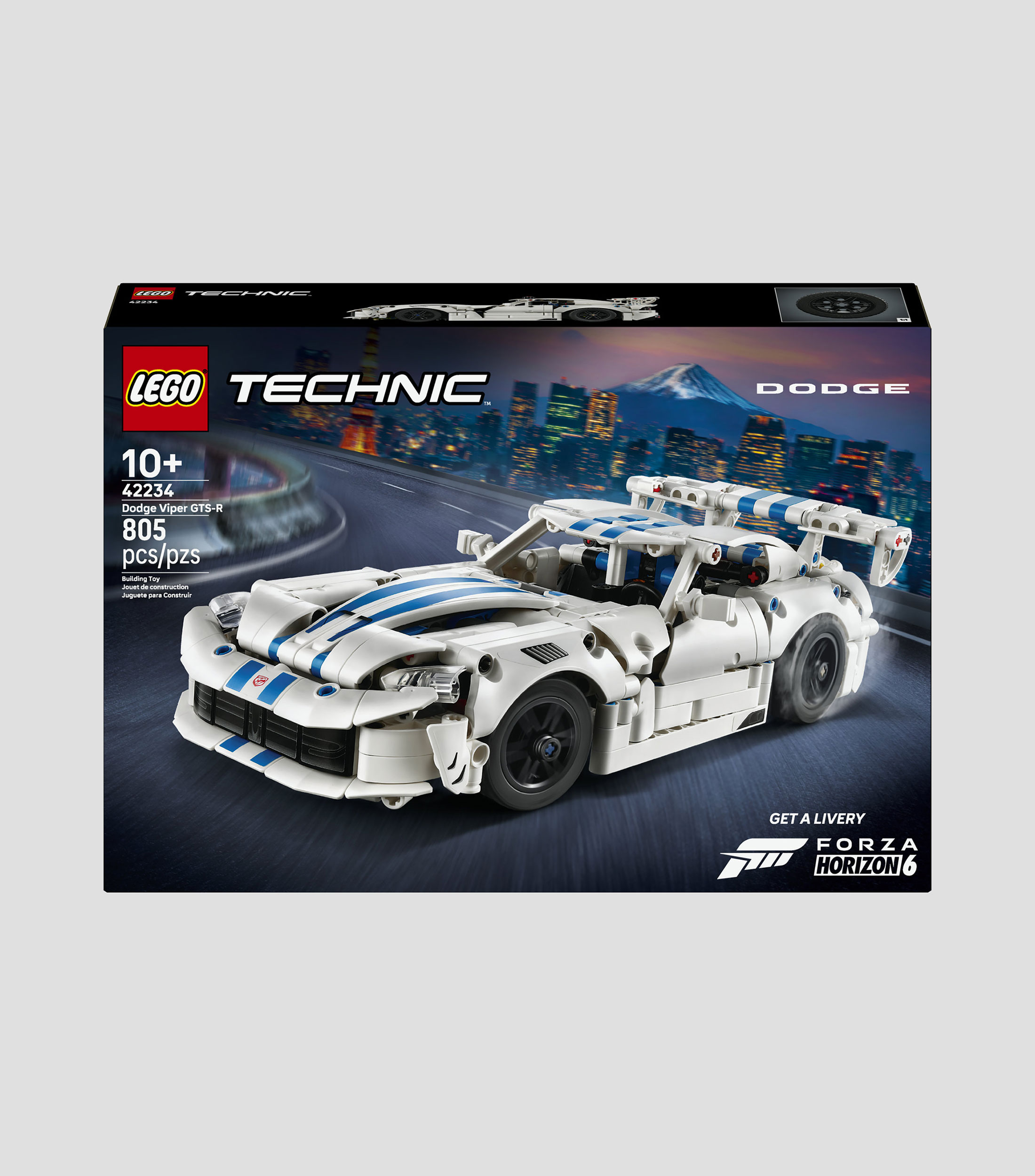 Lego Technic Auto Deportivo Dodge Viper GTS-R 42234