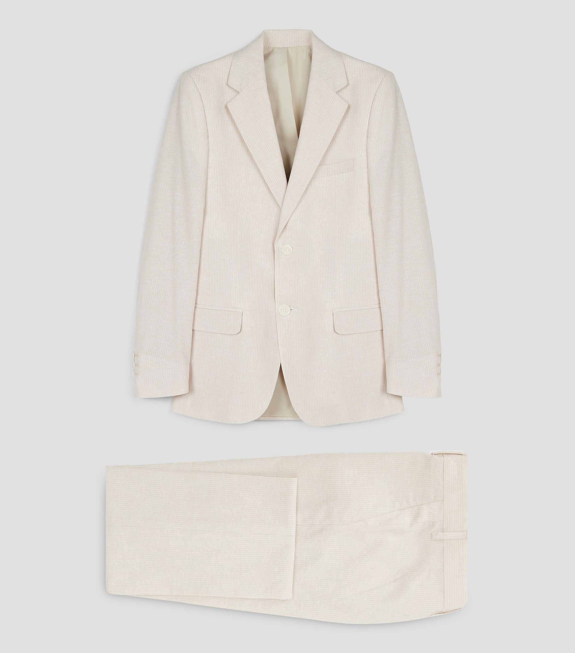 Traje de corte recto con rayas Niño