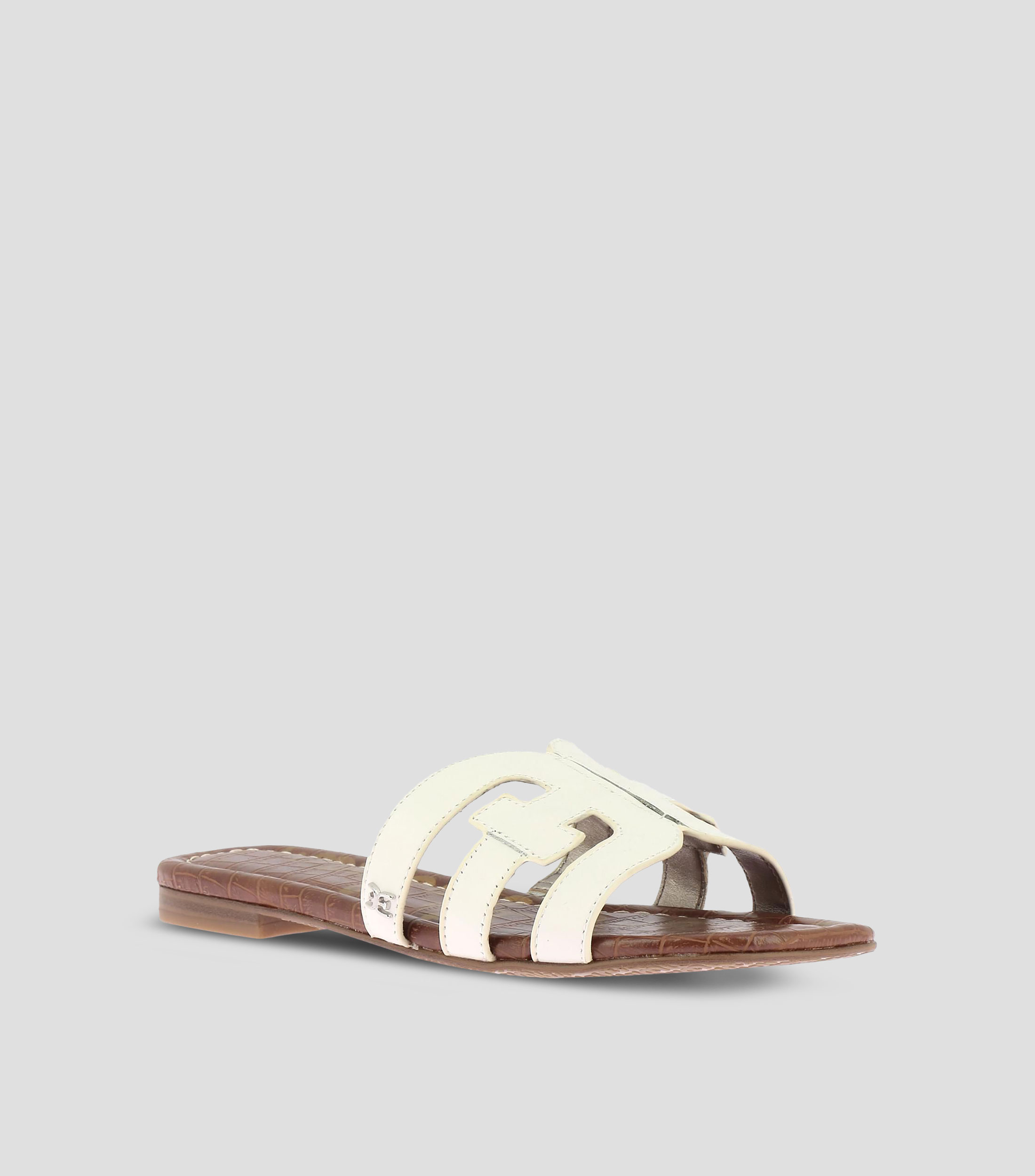 Sandalias con tacón bajo media luna Mujer