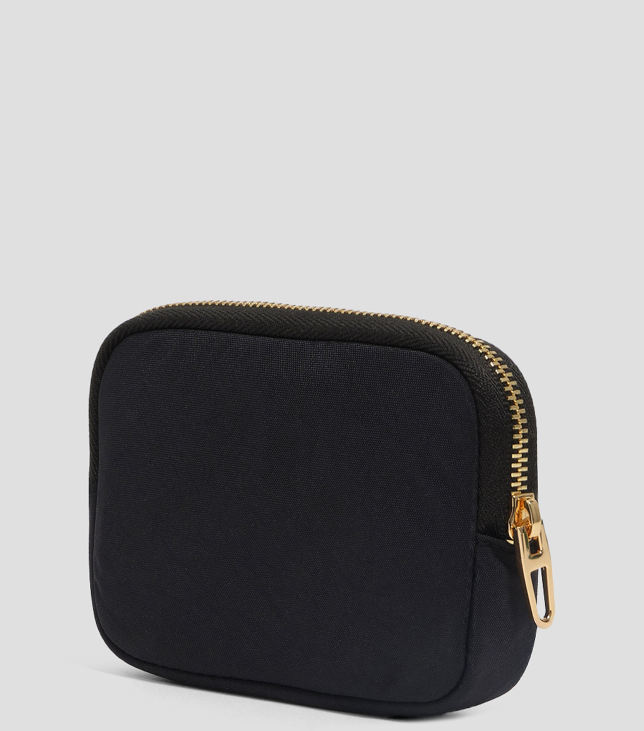Monedero nylon negro Mujer