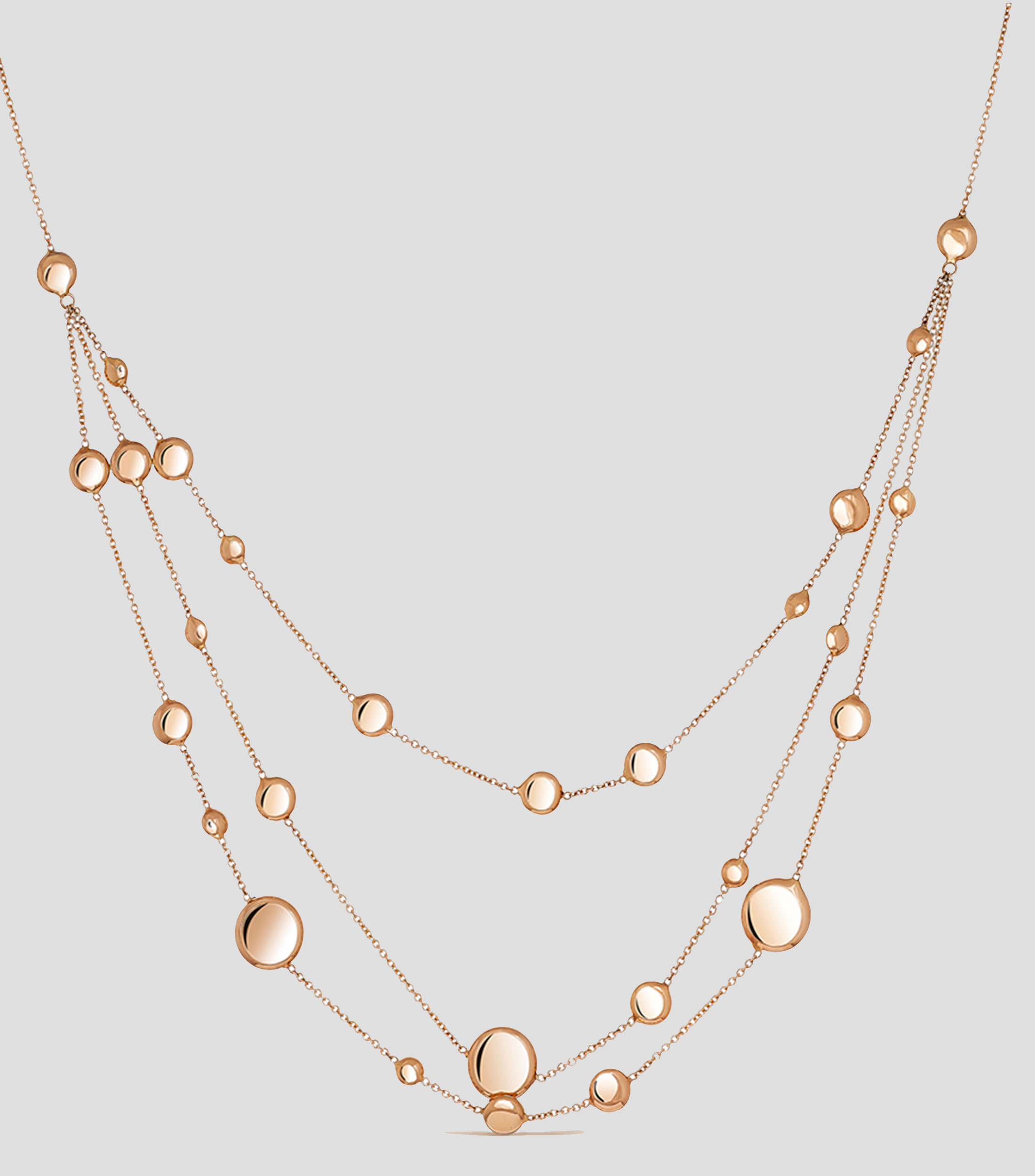 Collar en oro rosa 18 Kts Idalia Mujer