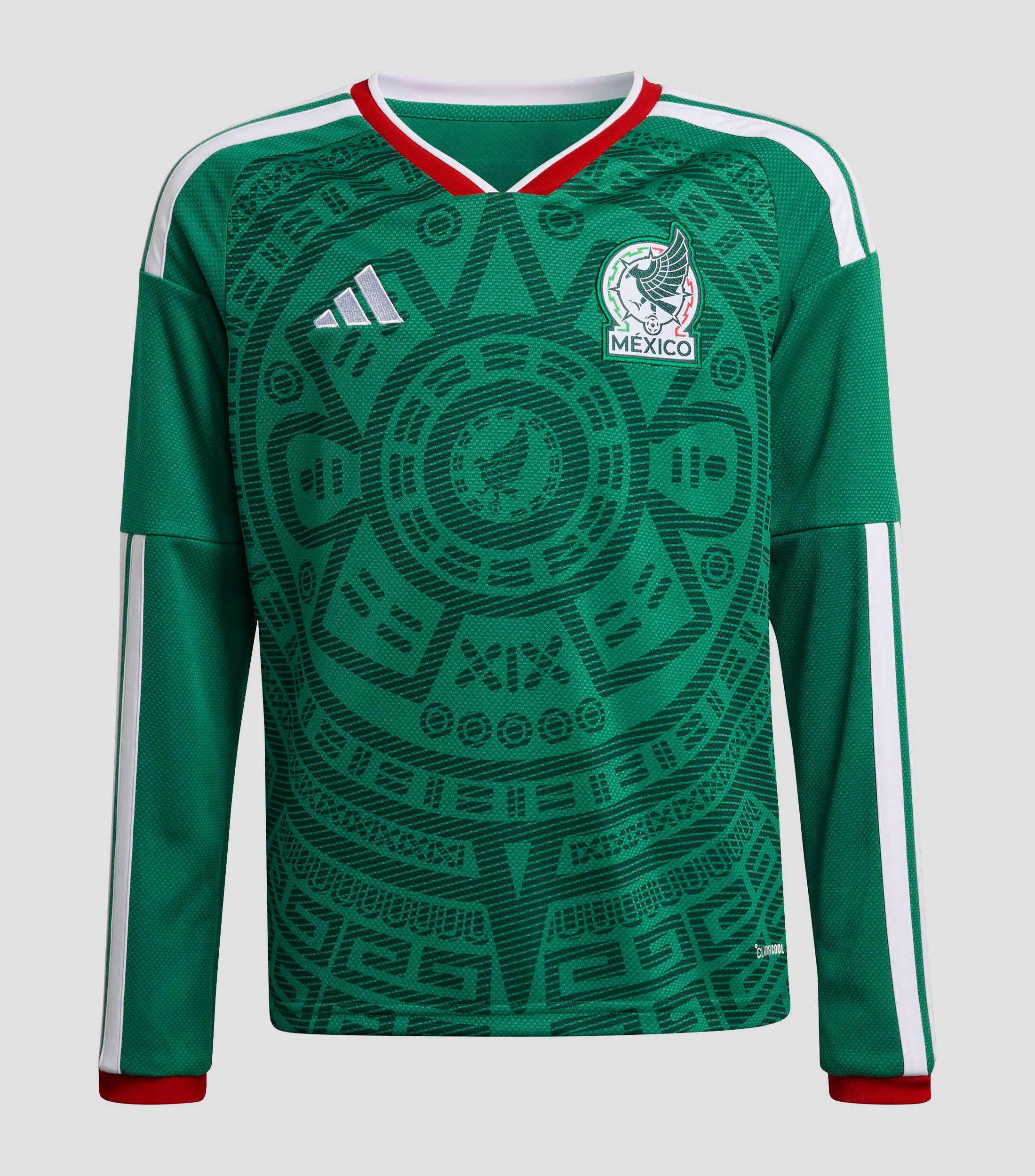 Jersey Selección de México Manga Larga Local para Niños 2026