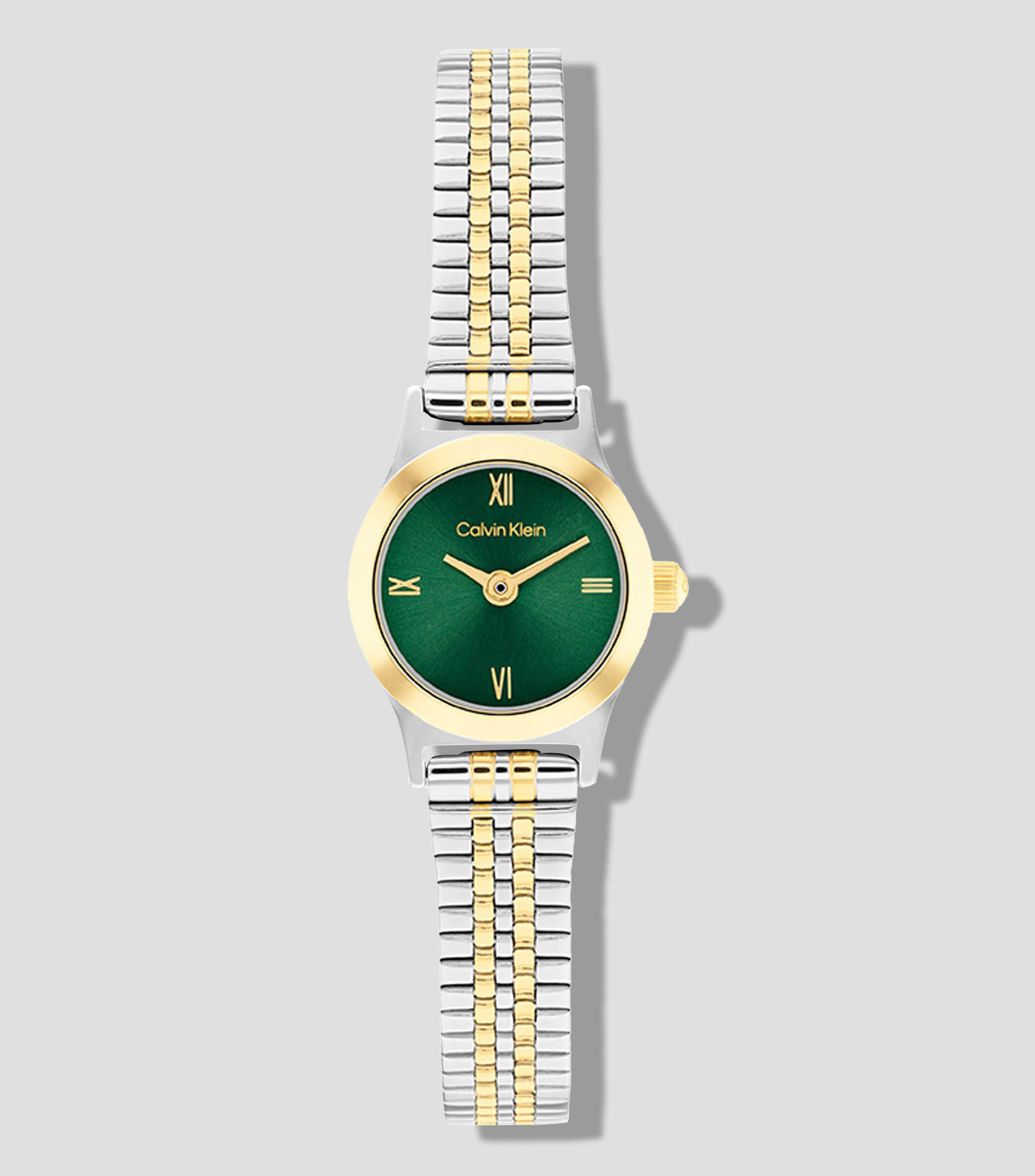 Reloj para mujer Contemporary Casual, Plateado, Dorado