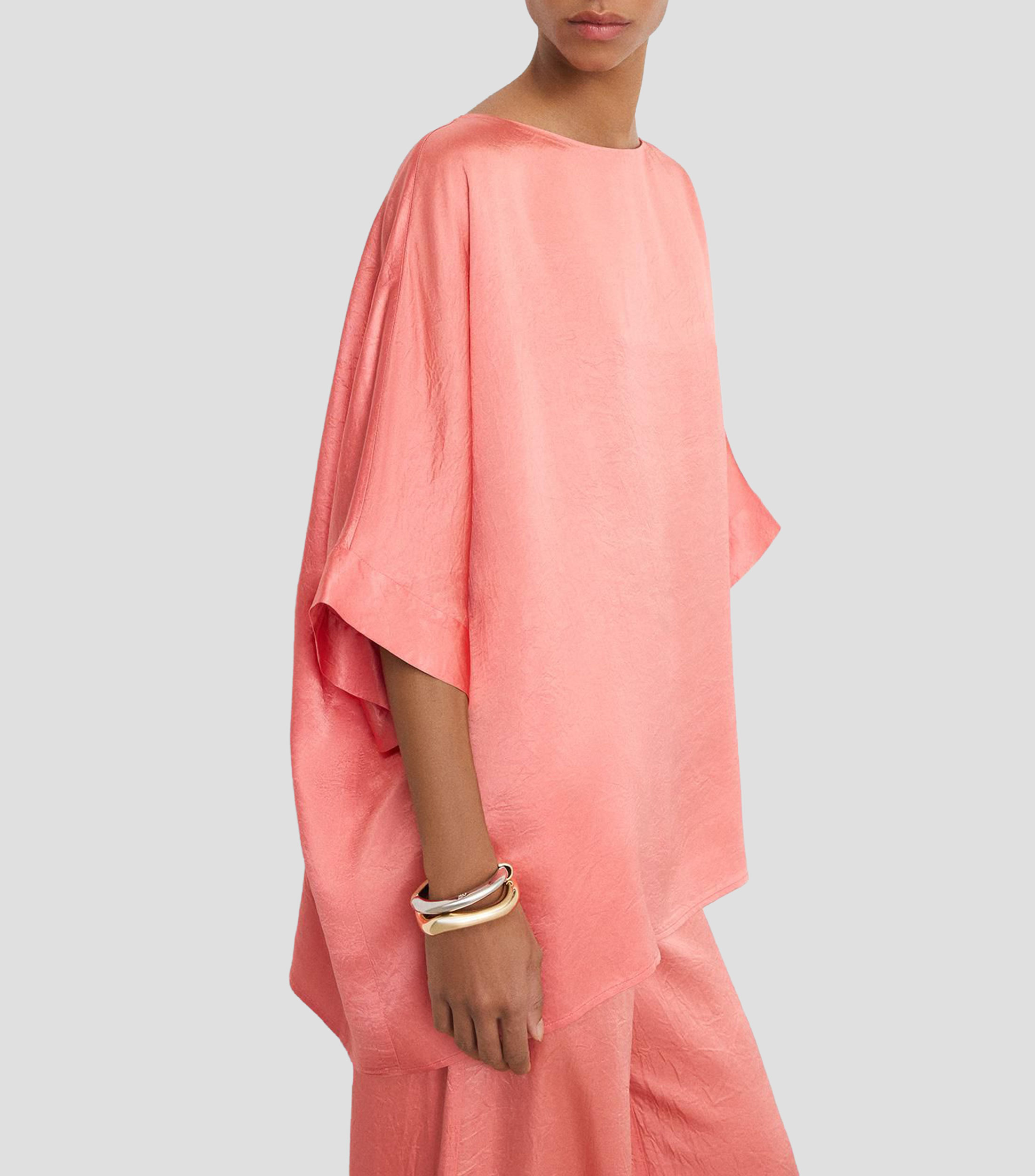 Blusa Lisa manga 3/4 Mujer