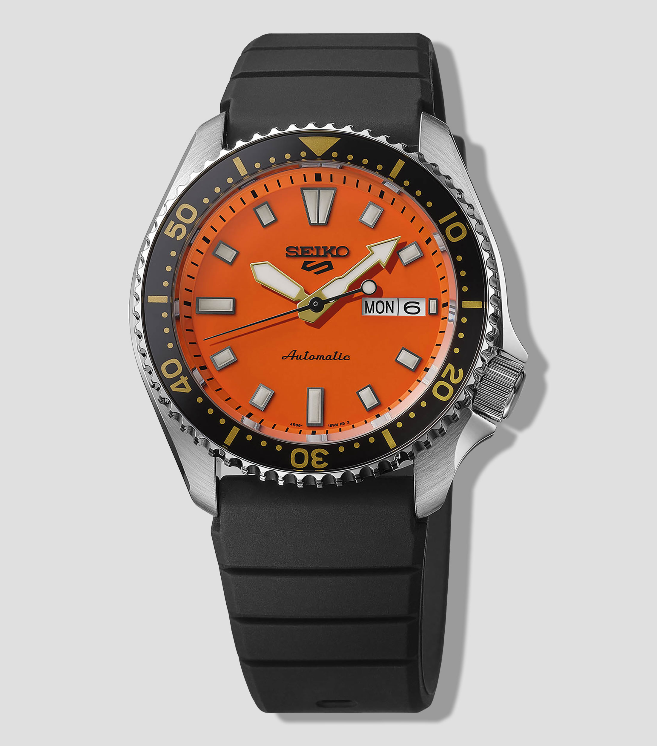 Reloj Unisex 5 Sports Casual Naranja, Negro