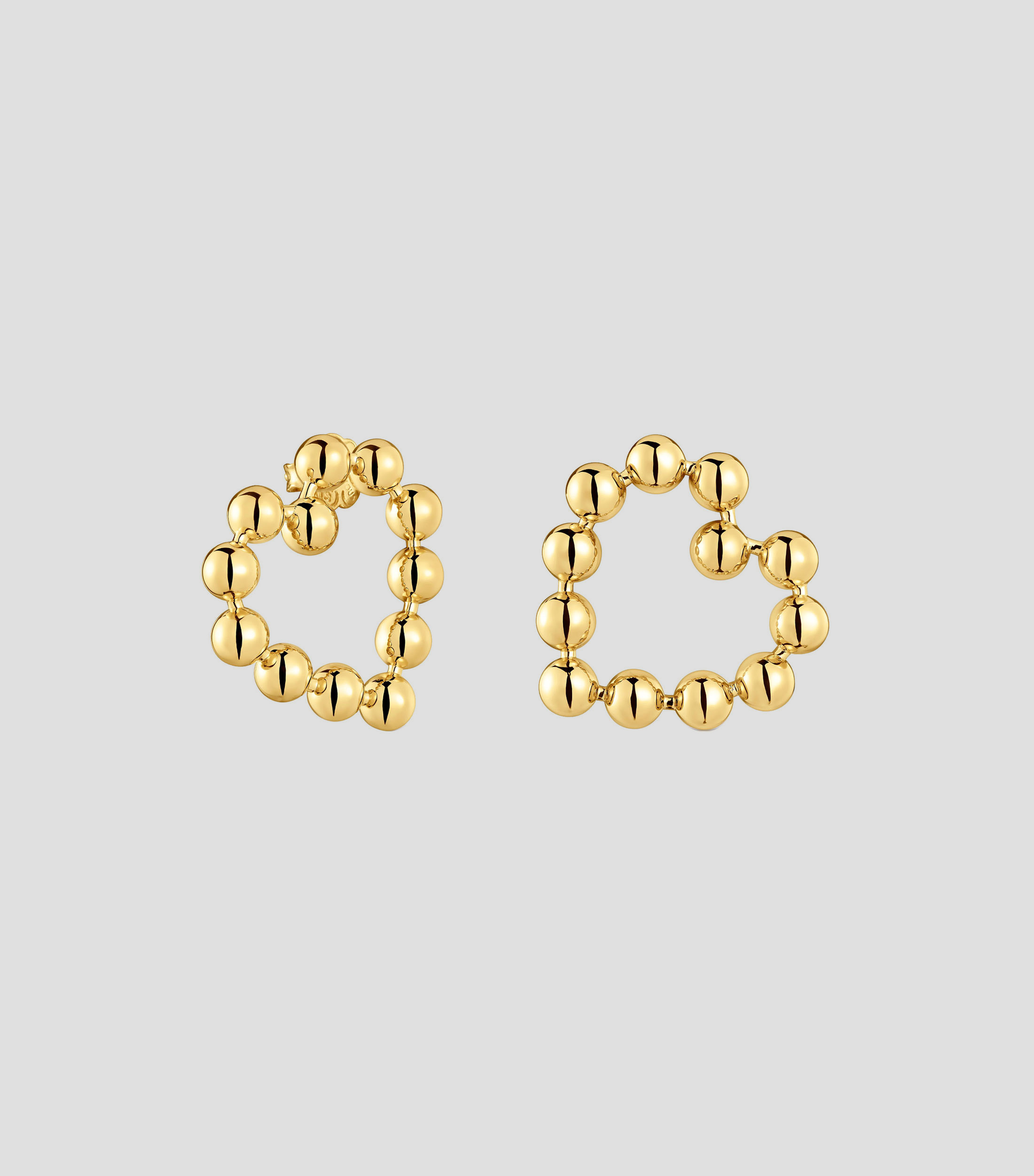 Aretes corazon Mujer