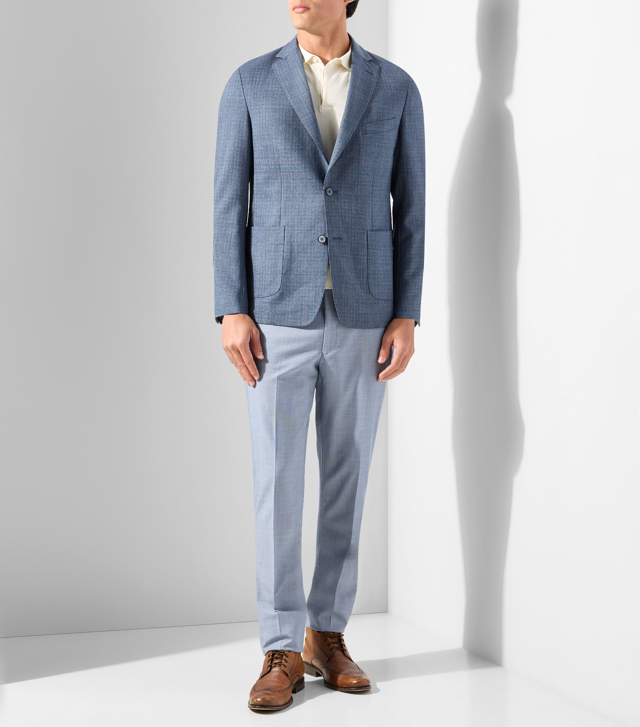 Saco de cuadros Hombre