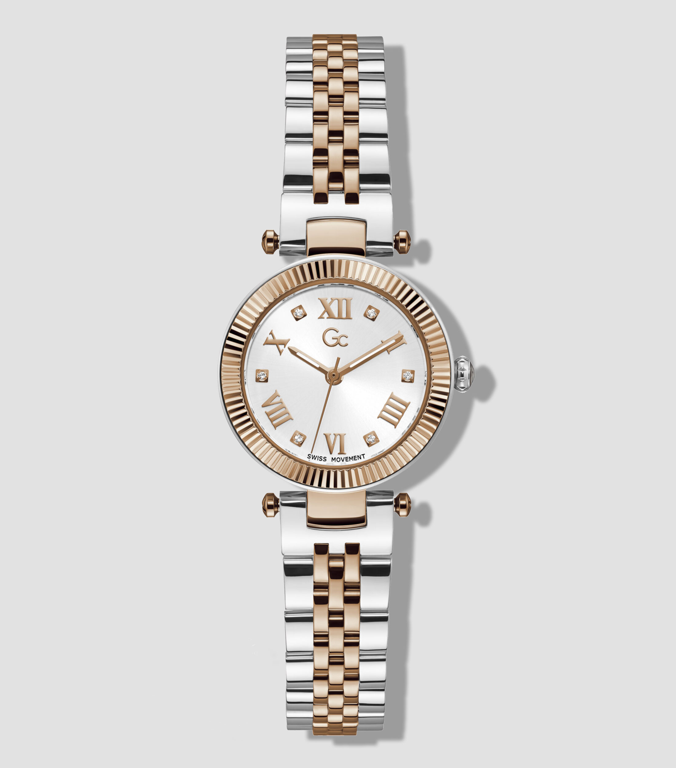 Reloj para mujer Gc Flair Casual, Plateado, Oro rosa