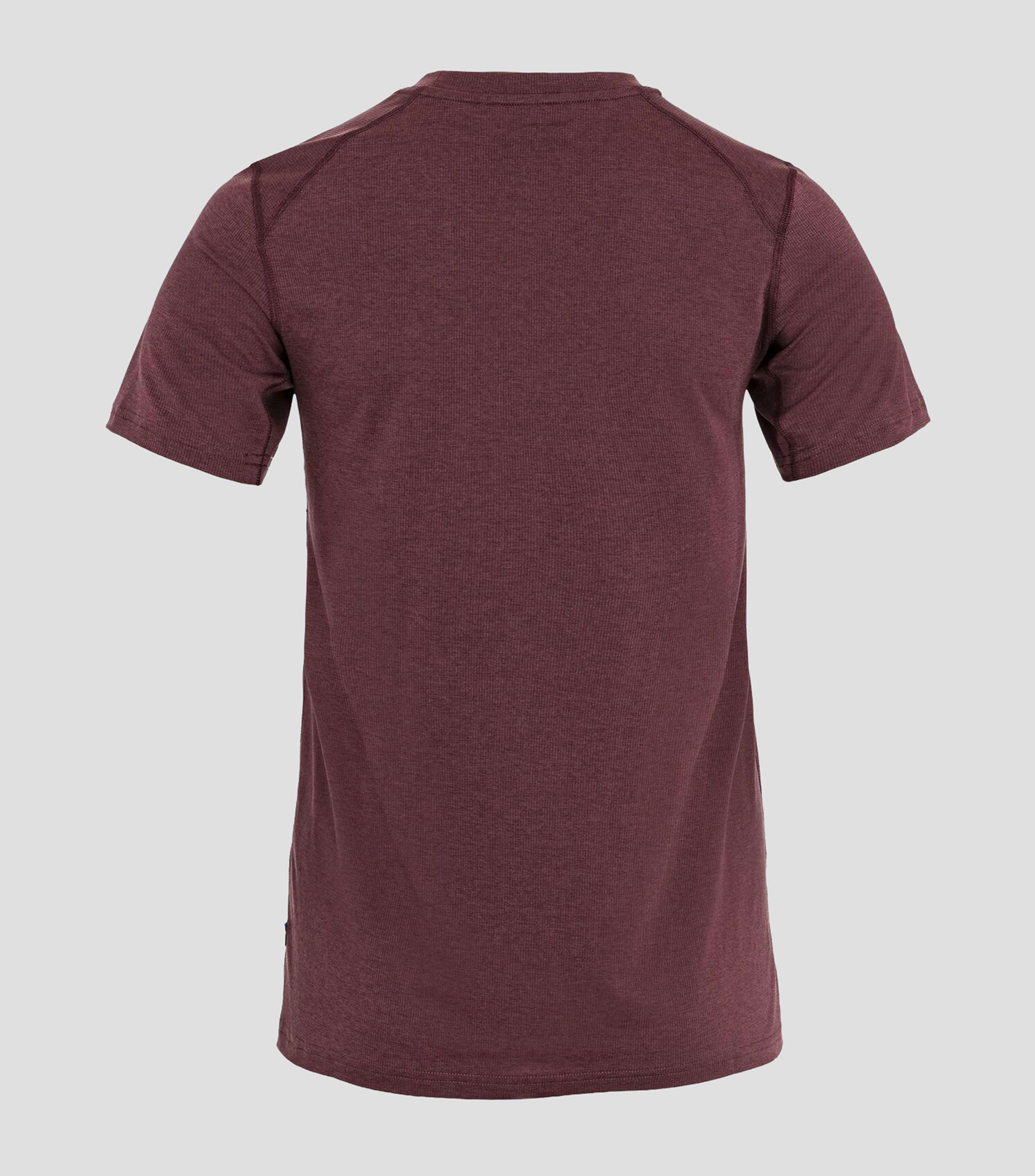 Playera de cuello redondo con manga corta lisa Mujer