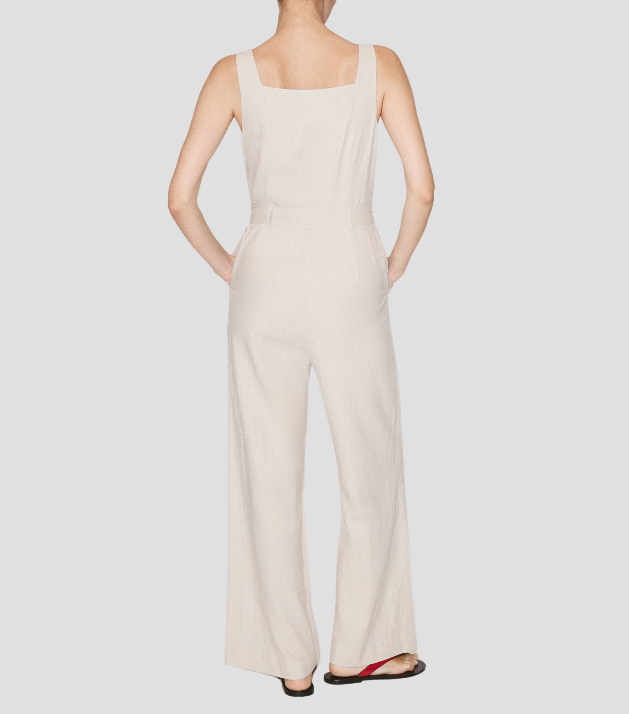 Jumpsuit de corte recto Mujer