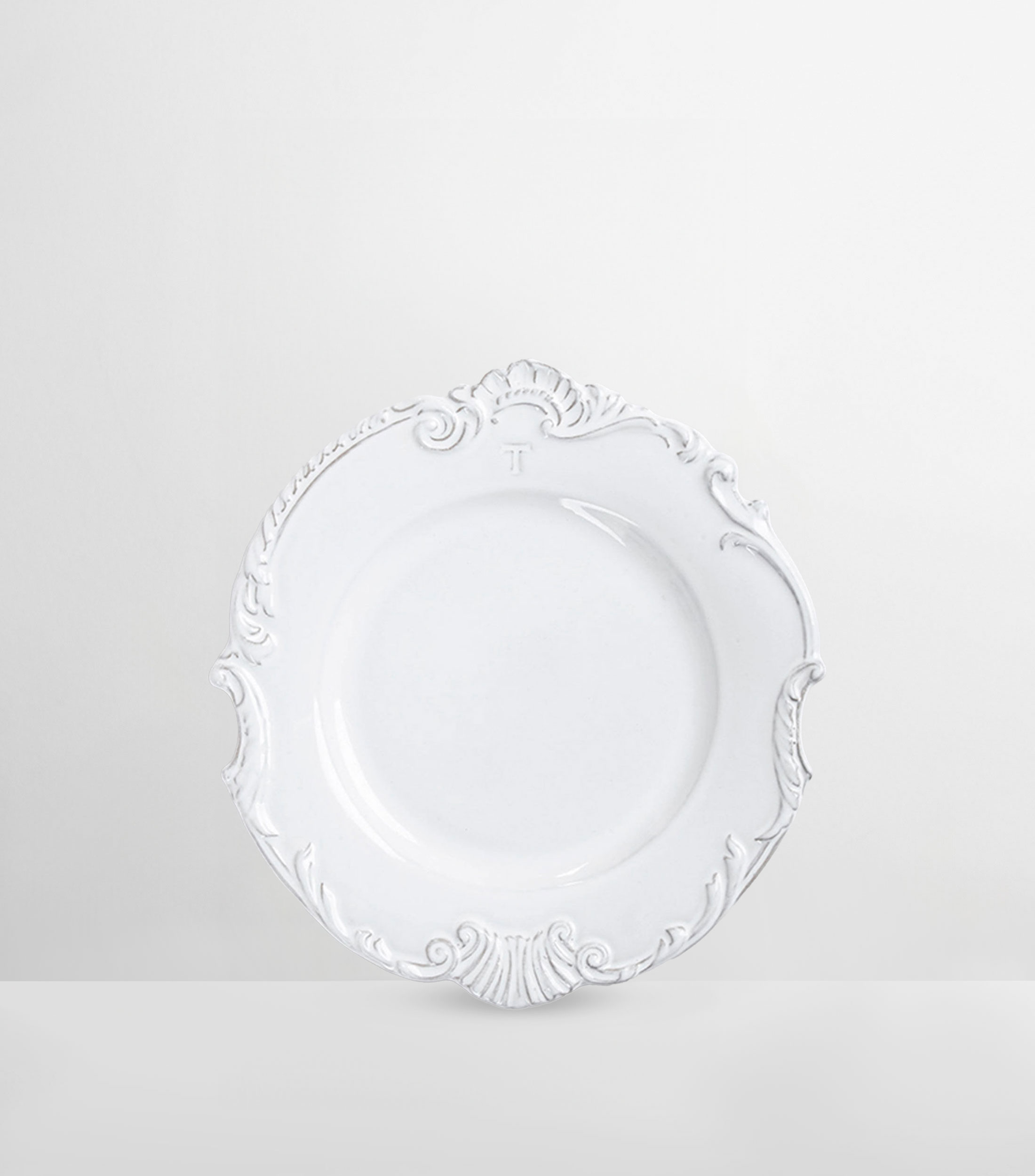 Plato para ensalada Meissonnier blanco en cerámica