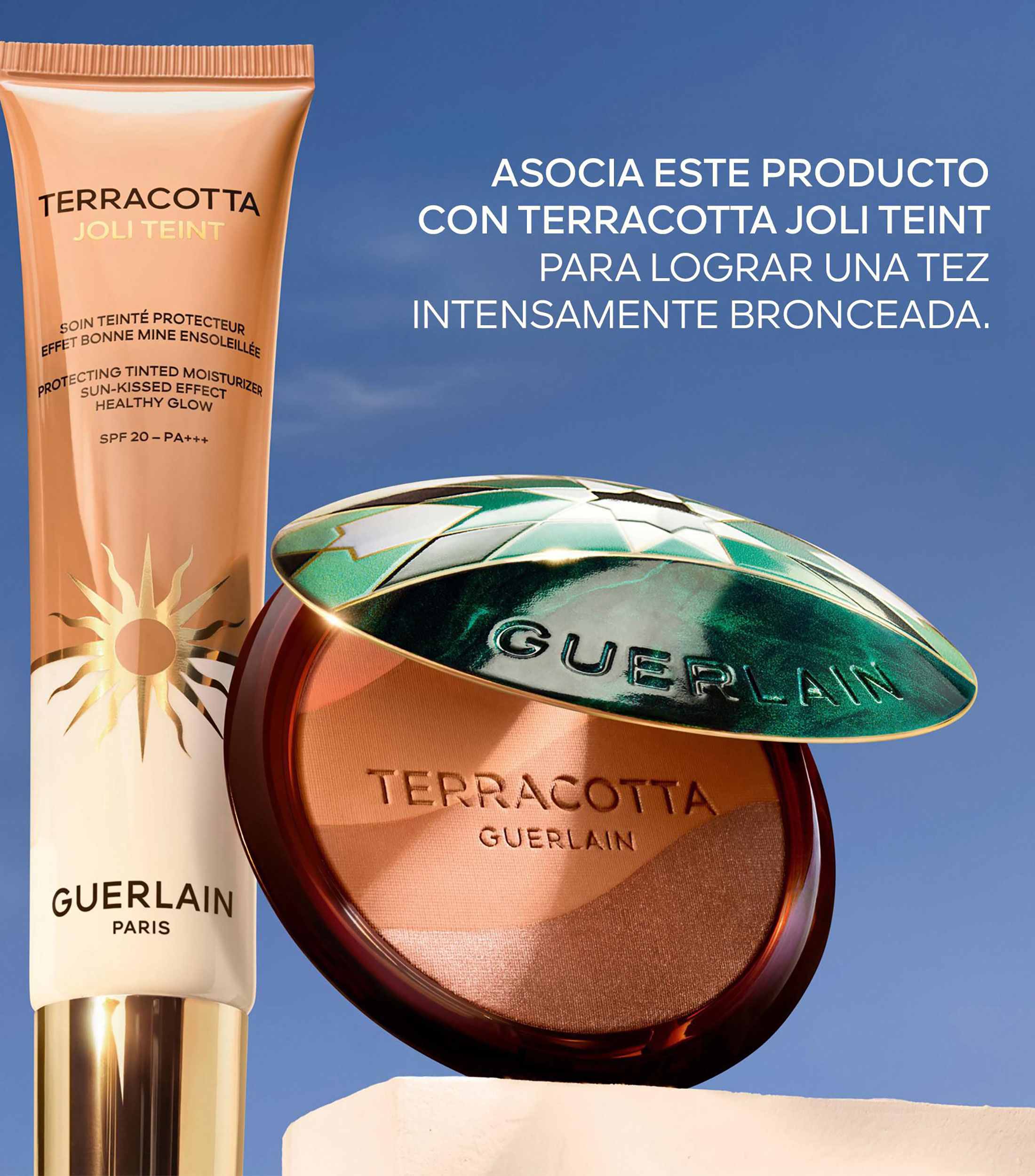 Polvo compacto terracotta Dunes rojo Zagora, 77 gr