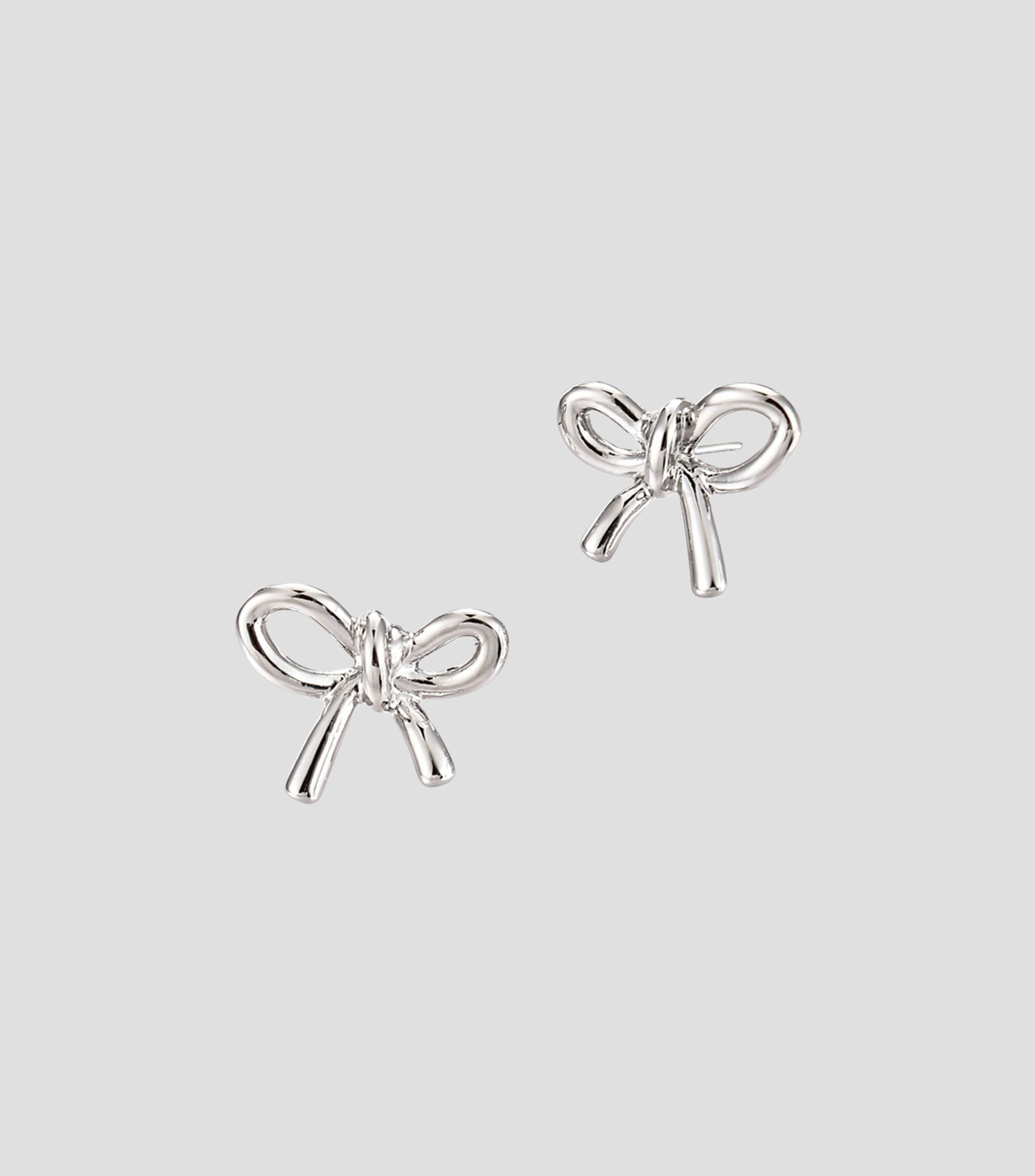 Aretes en forma de moño Mujer