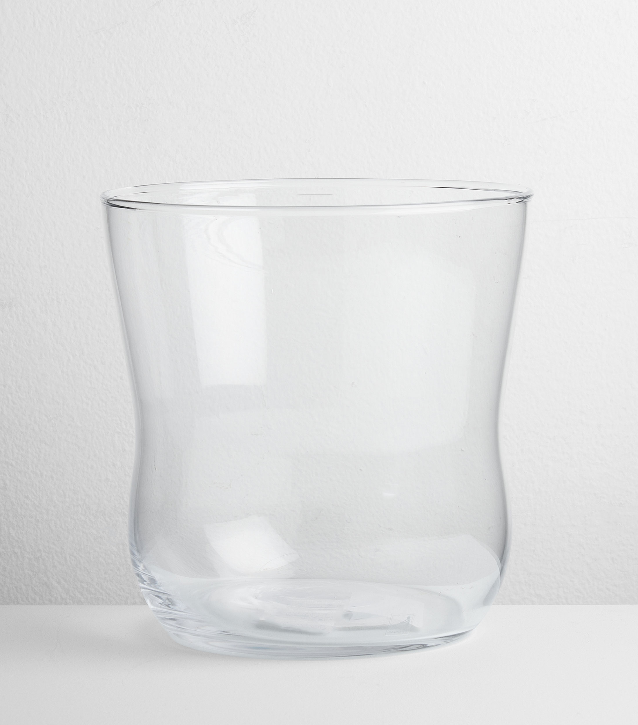 Portavela Hurricane en vidrio transparente