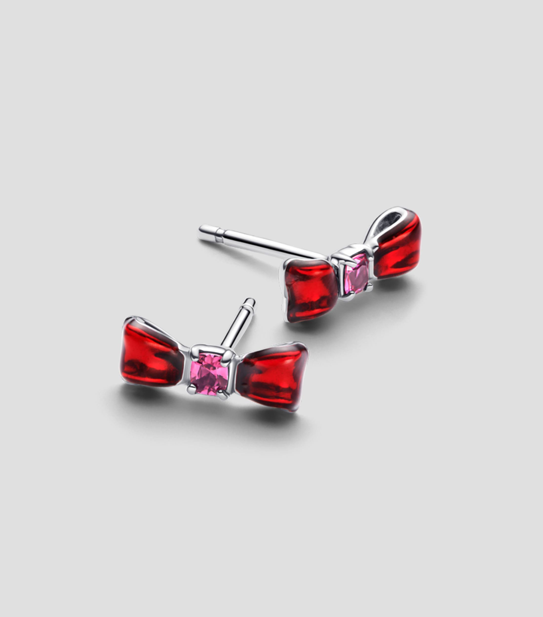 Aretes de Perno con Lazo de Blancanieves de Disney Mujer