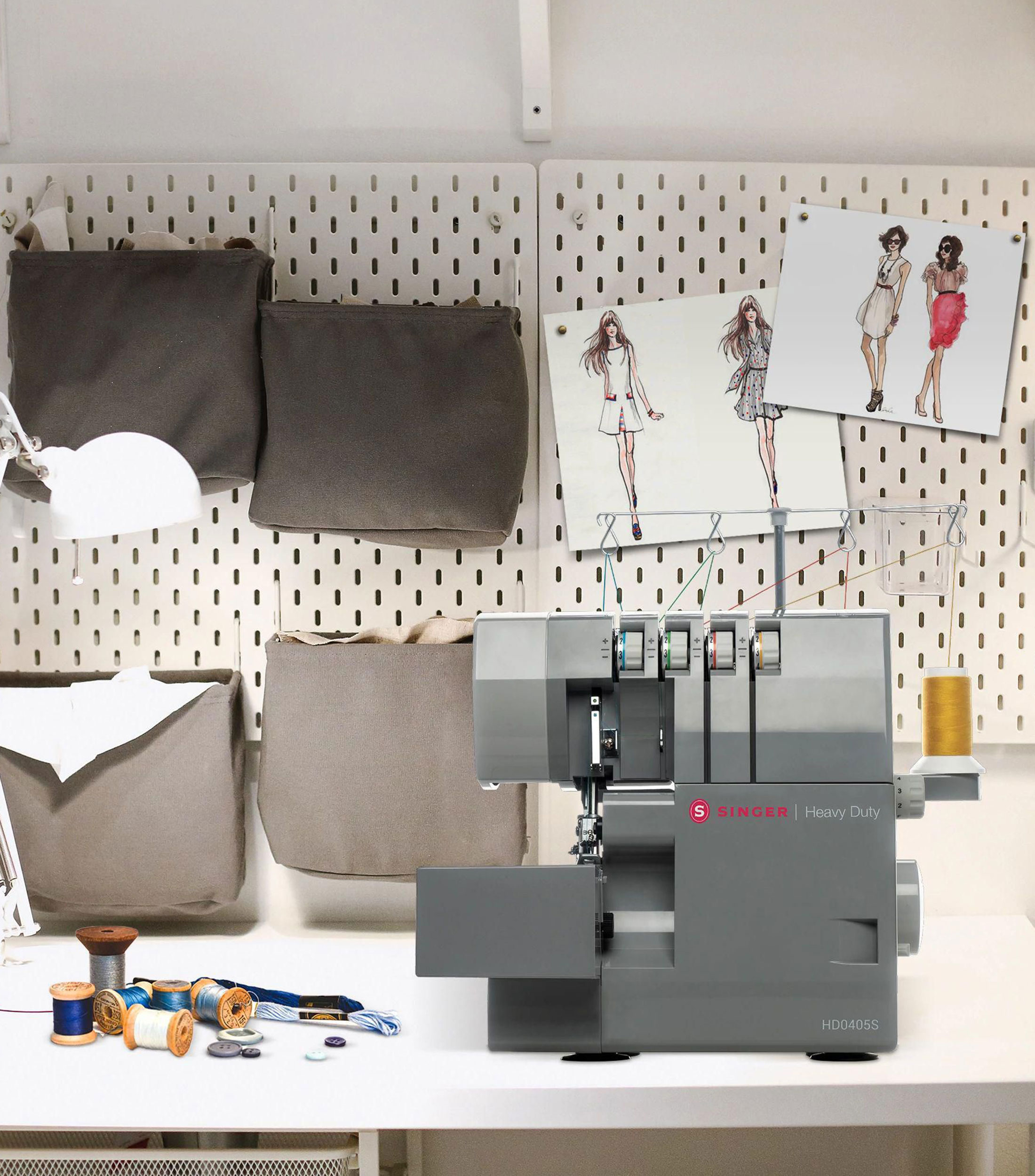 Máquina de Cocer Overlock Heavy Duty 110 W