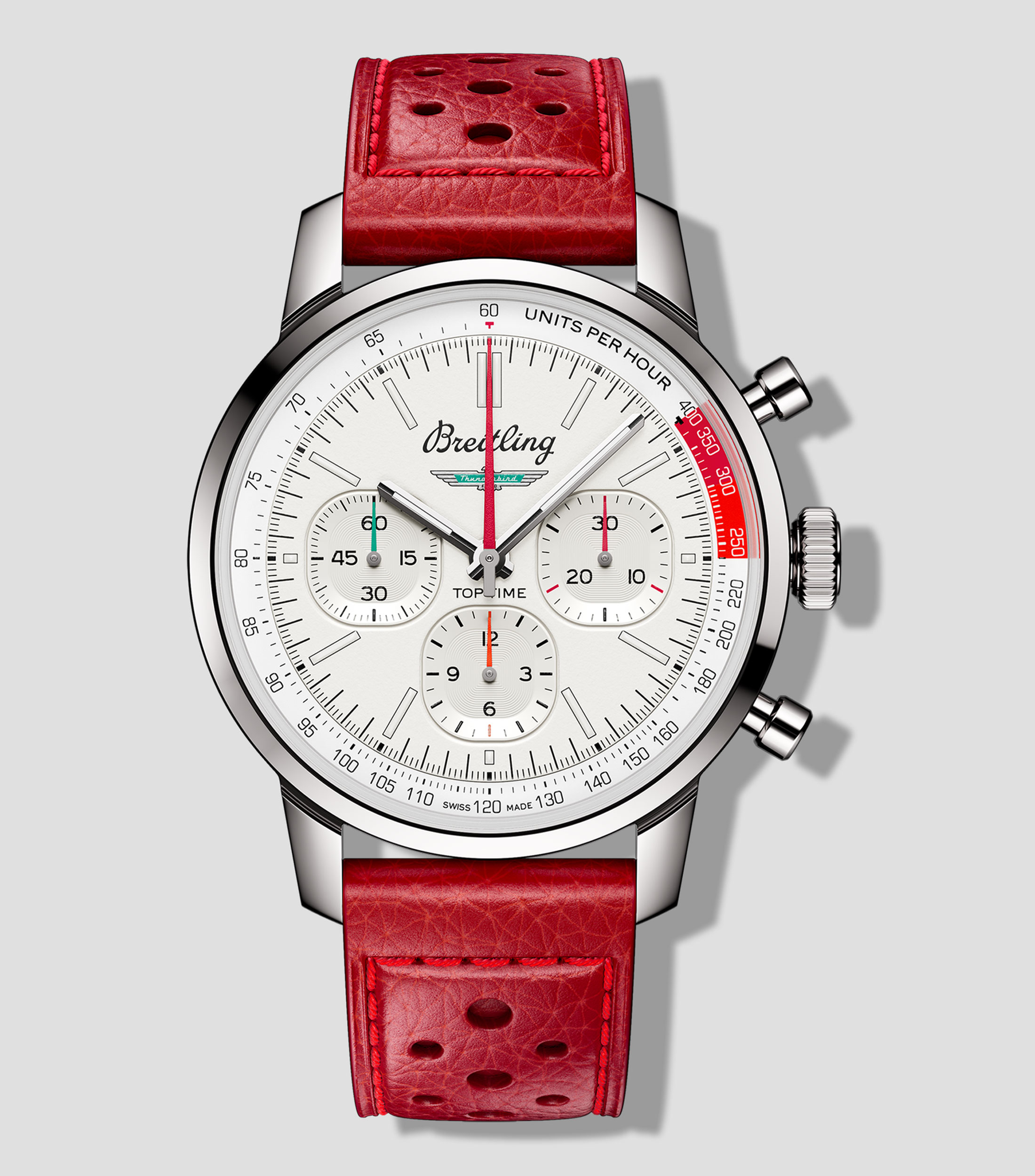 Reloj para Hombre Top Time B01 Ford Thunderbird casual, plateado