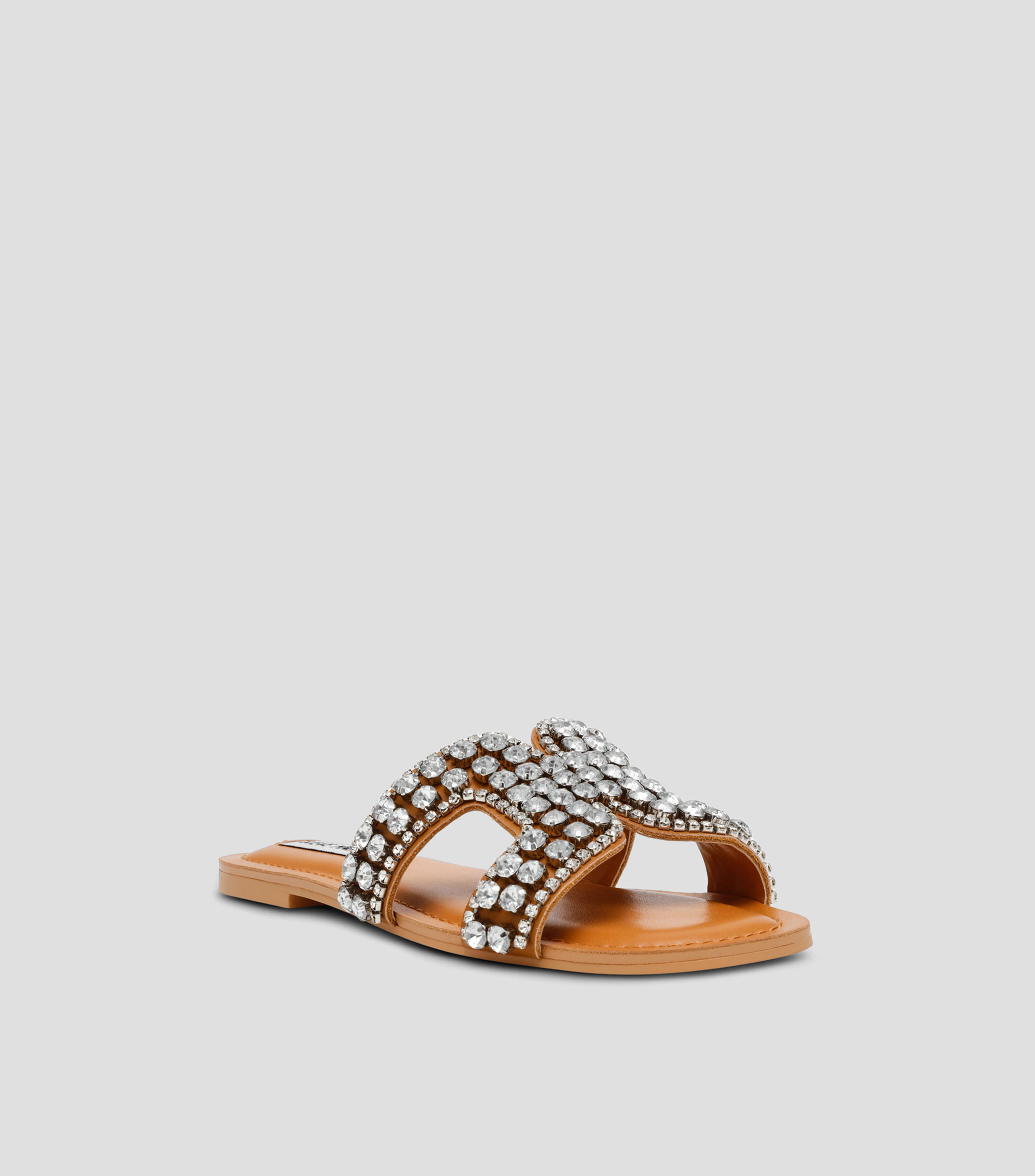 Sandalias slip on con pedreria Zaira Mujer