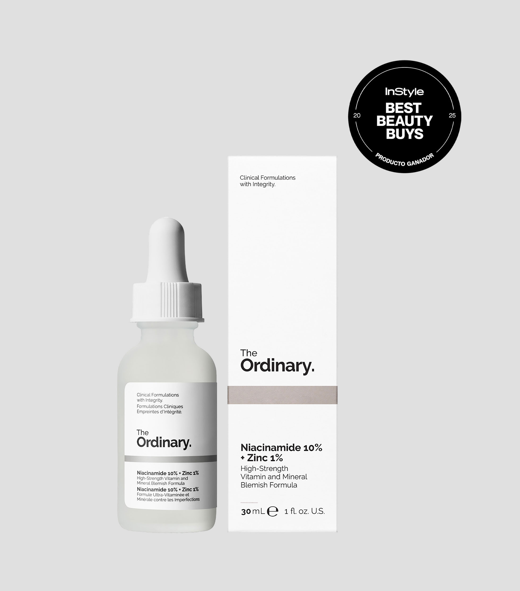 Sérum Control de Imperfecciones Niacinamide 10% + Zinc 1%, 30 ml