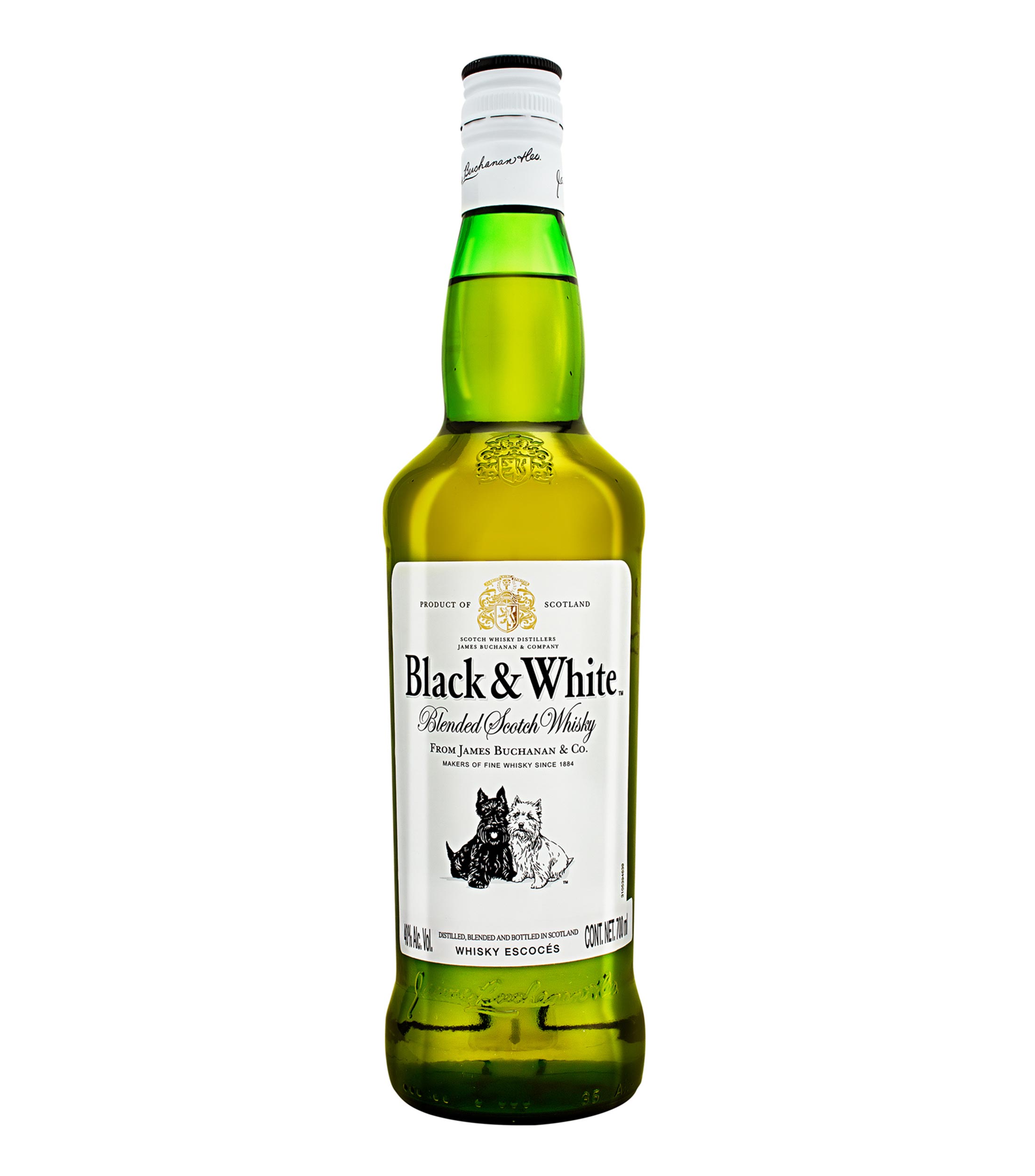 Whisky Black & White Original Blended Scotch, 700 ml