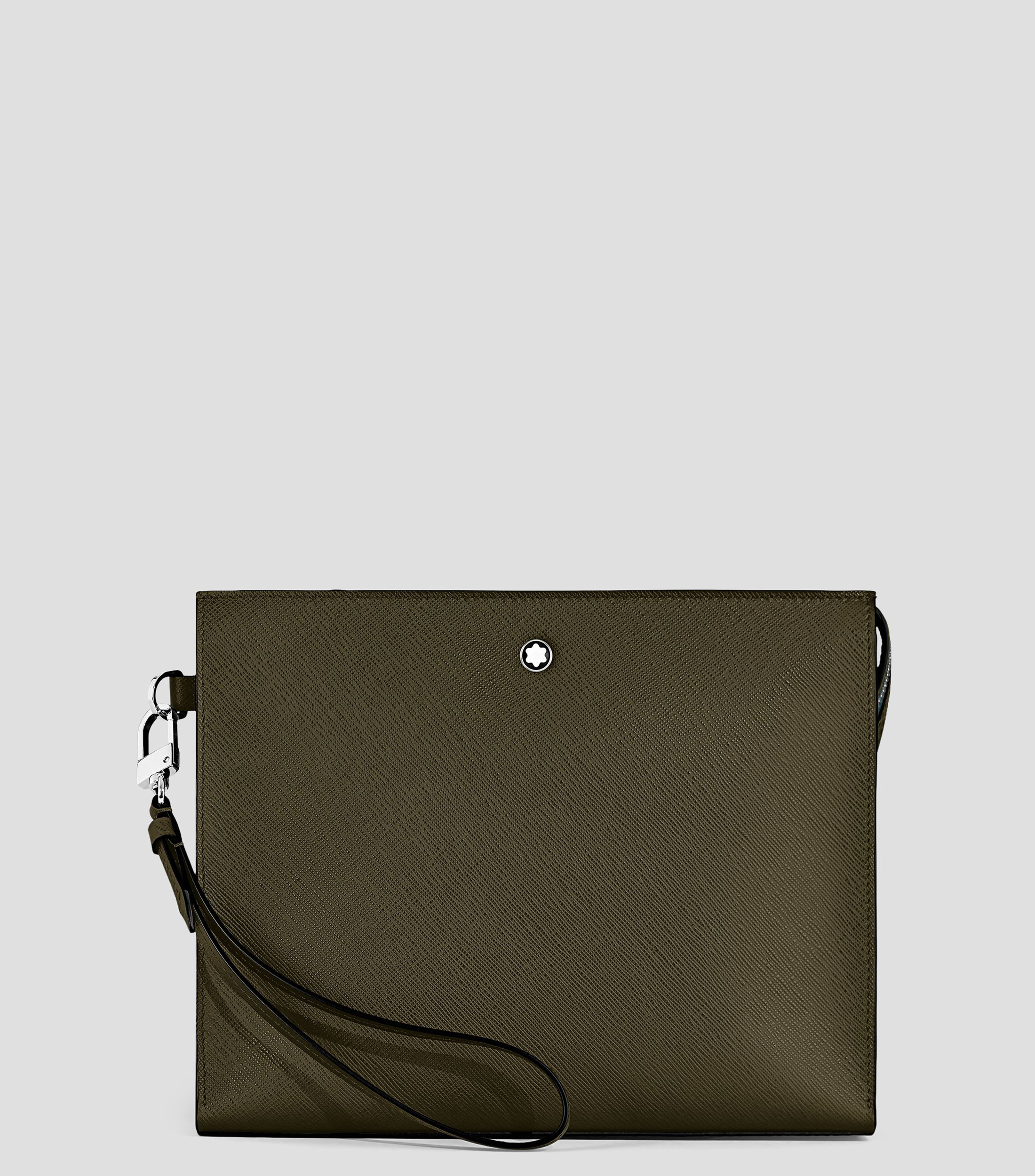 Bolso clutch de piel sartorial Hombre