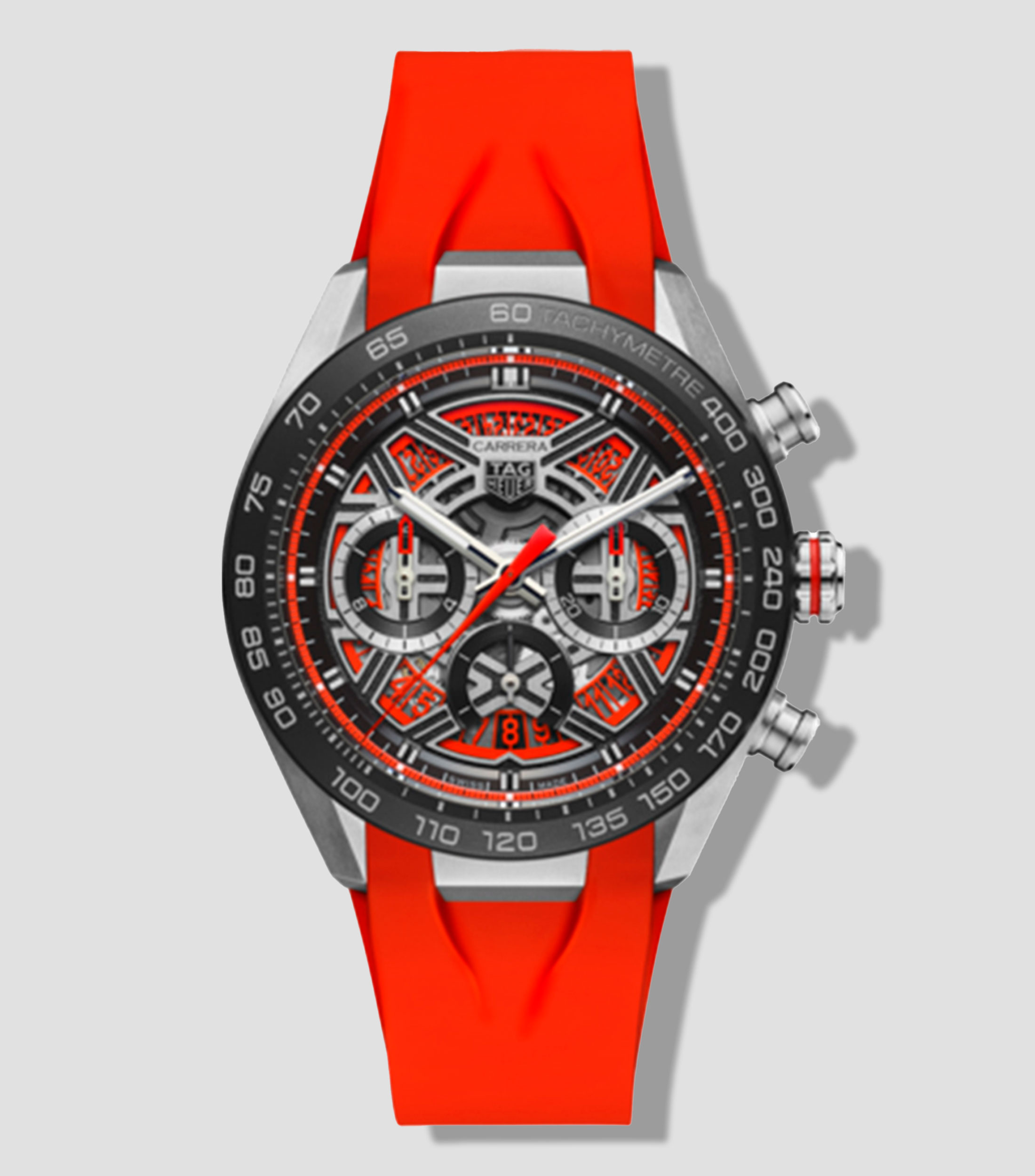 Reloj para hombre Carrera Chronograph Extreme Sport casual gris