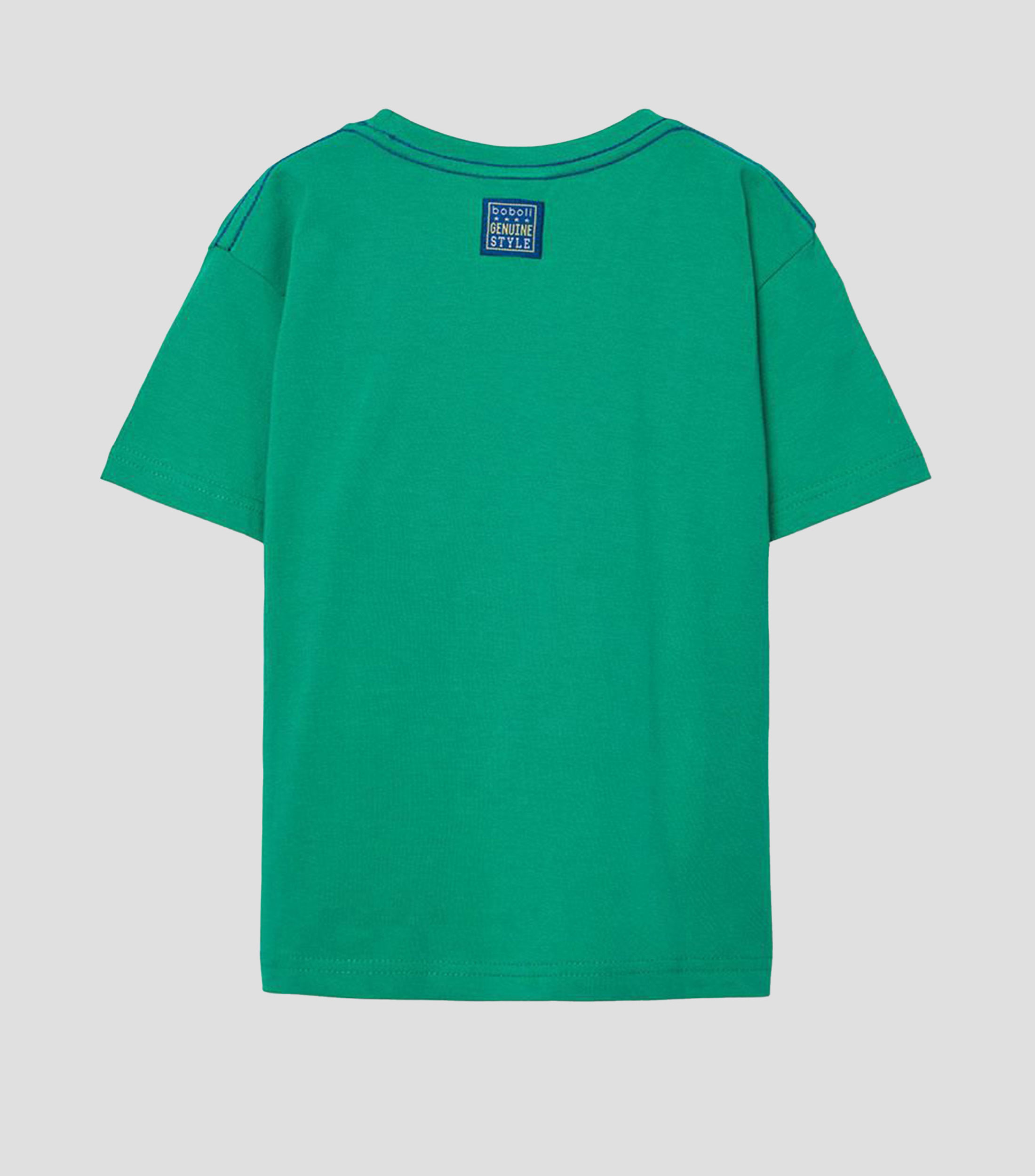 Playera cuello redondo manga corta estampada Niño