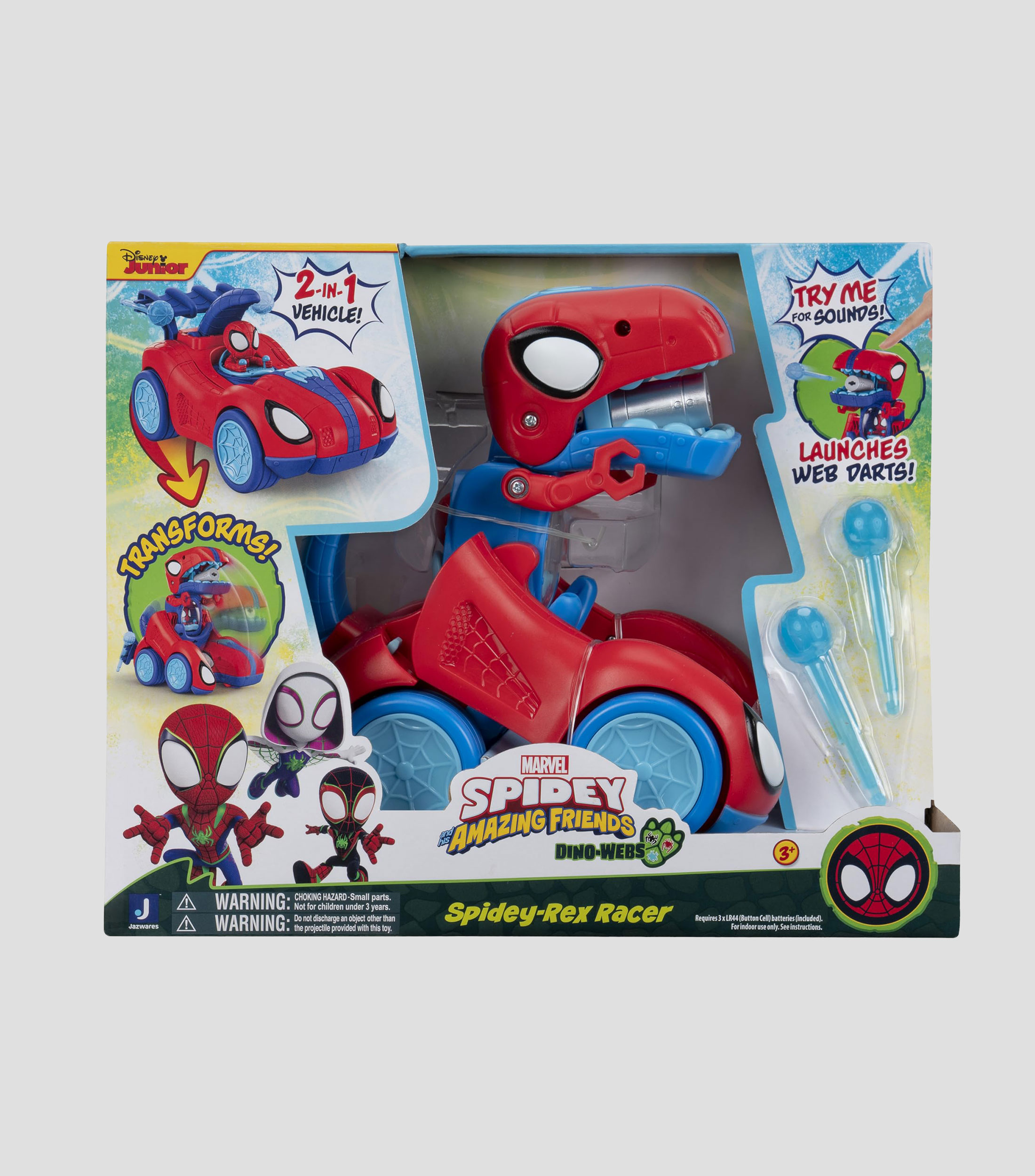 Spidey and Friends Vehículo Especial Spidey-Rex Racer
