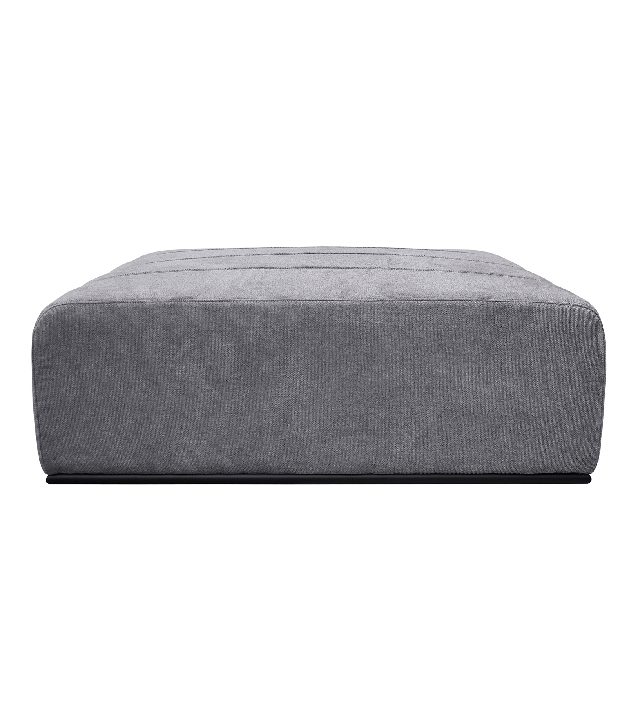 Taburete Otomano Dorian Tela gris