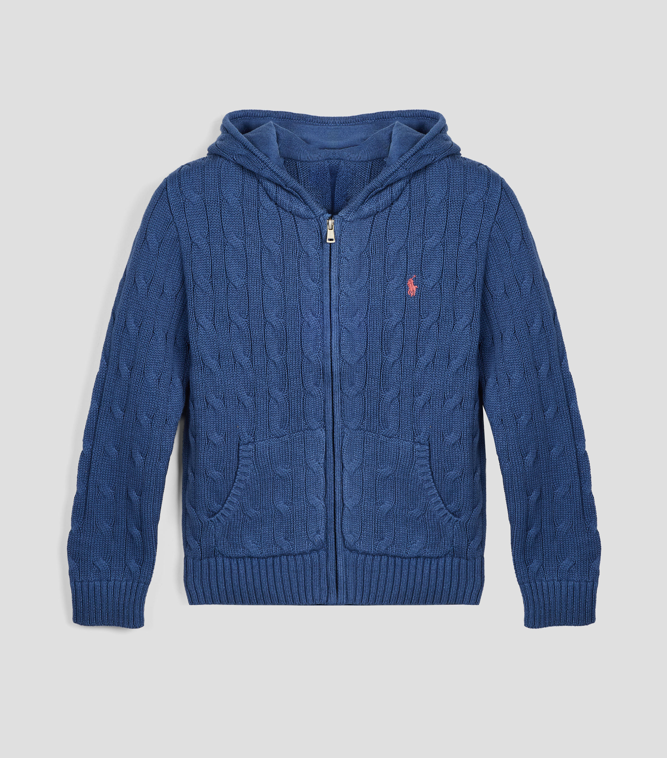 Suéter cuello V con capucha Niño